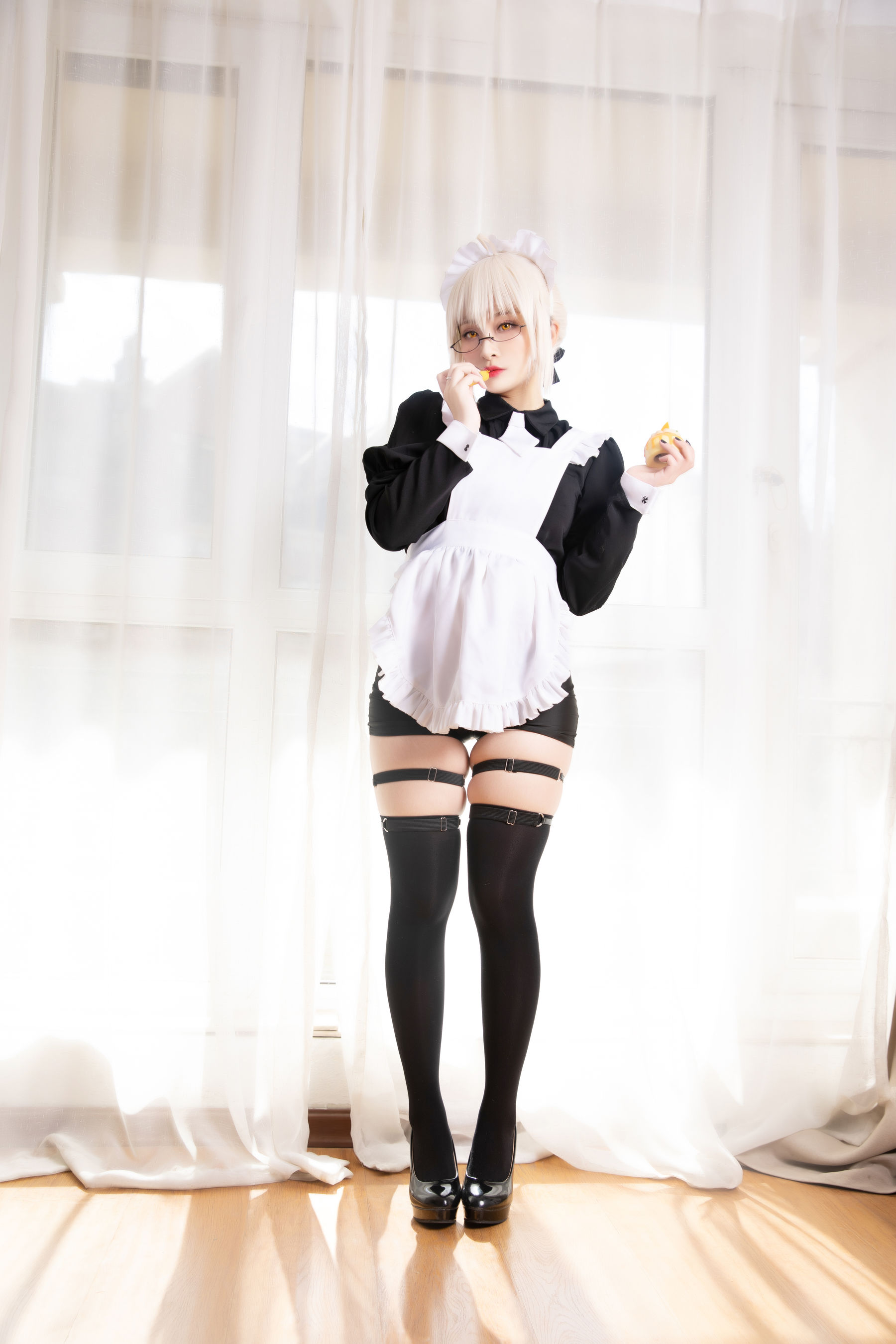 动漫博主洛璃LoLiSAMA – BX女仆 Cosplay-第40张