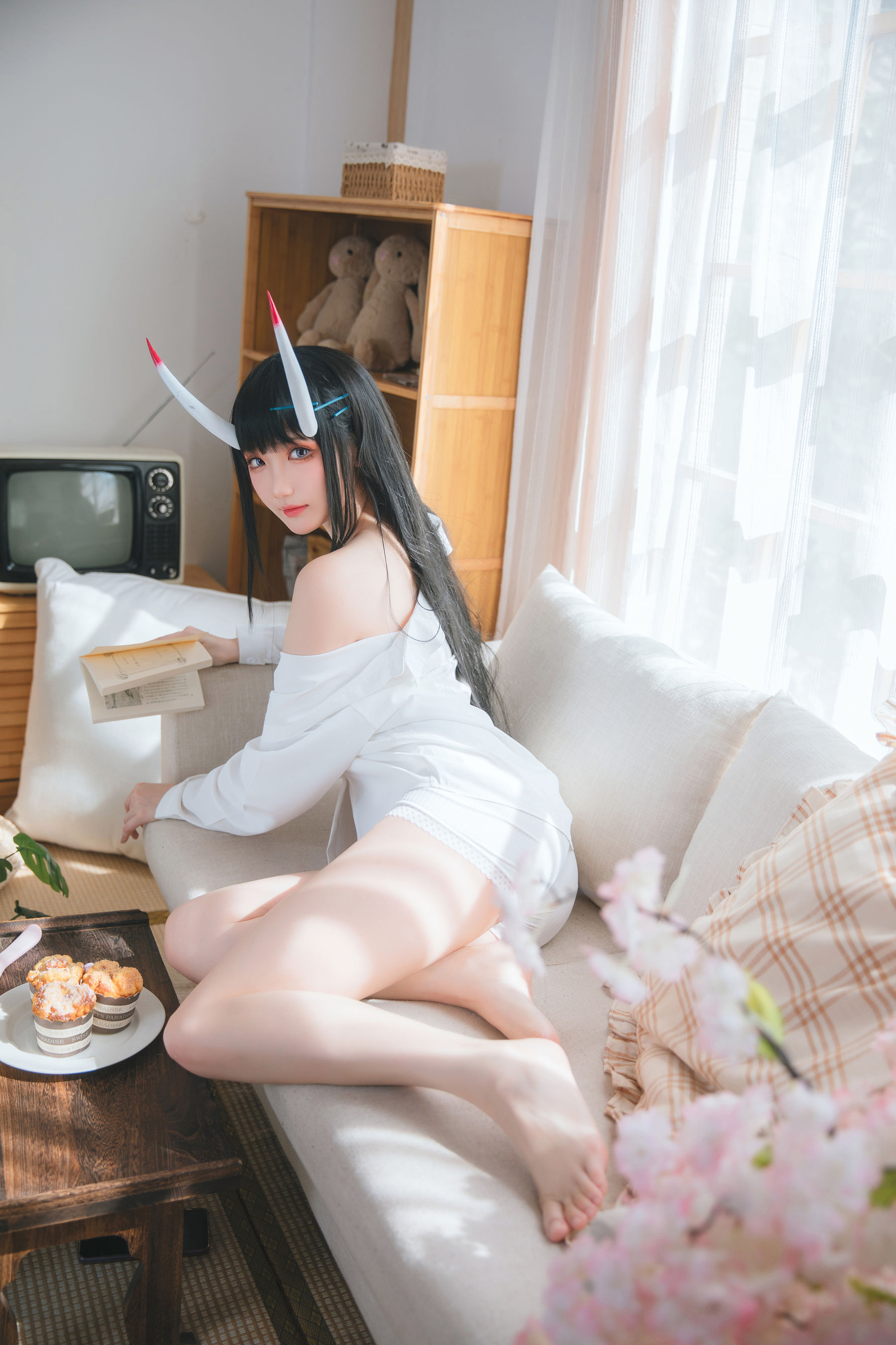 Coser瓜希酱福利 – 能代衬衣 Cosplay-第1张