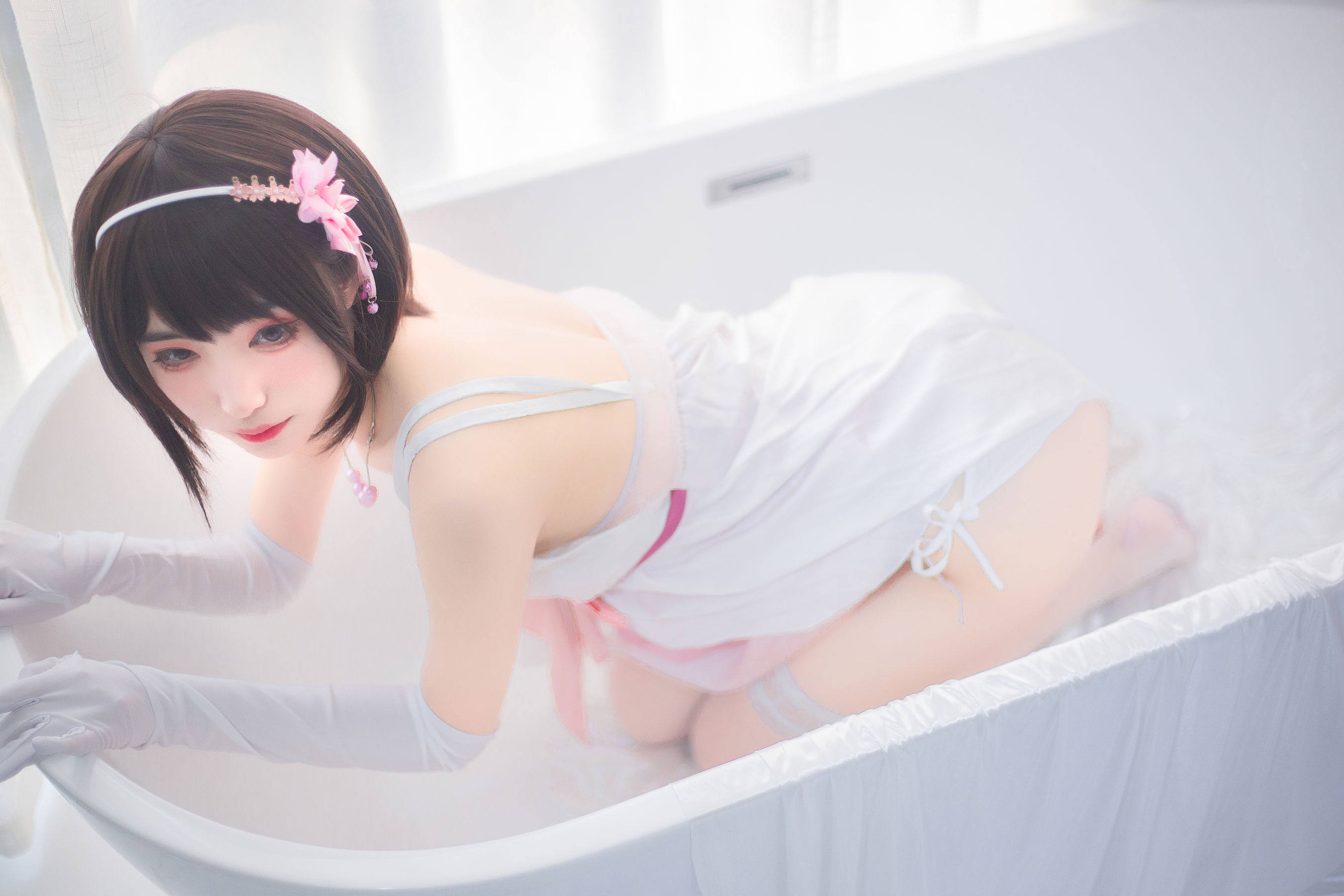 宫本桜 – 加藤惠浴室 Cosplay-第1张