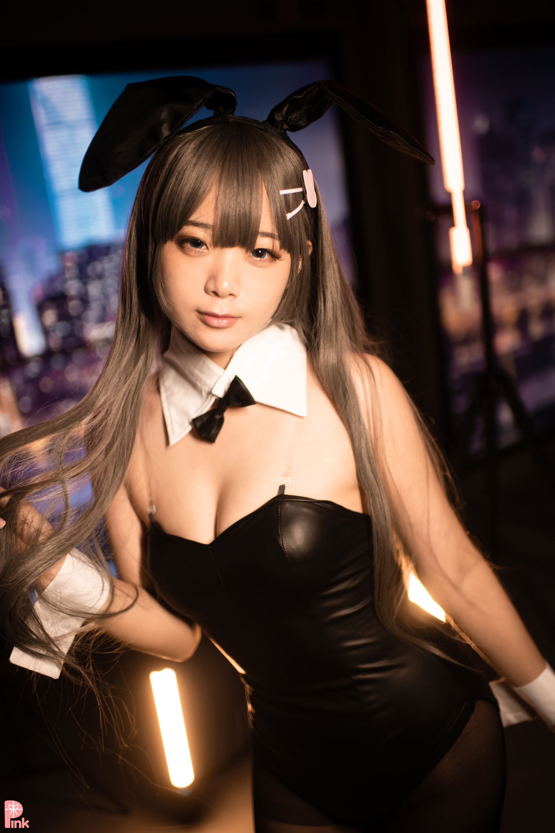 [PINK Luppi – Senpai My Bunny Girl Cosplay-第4张