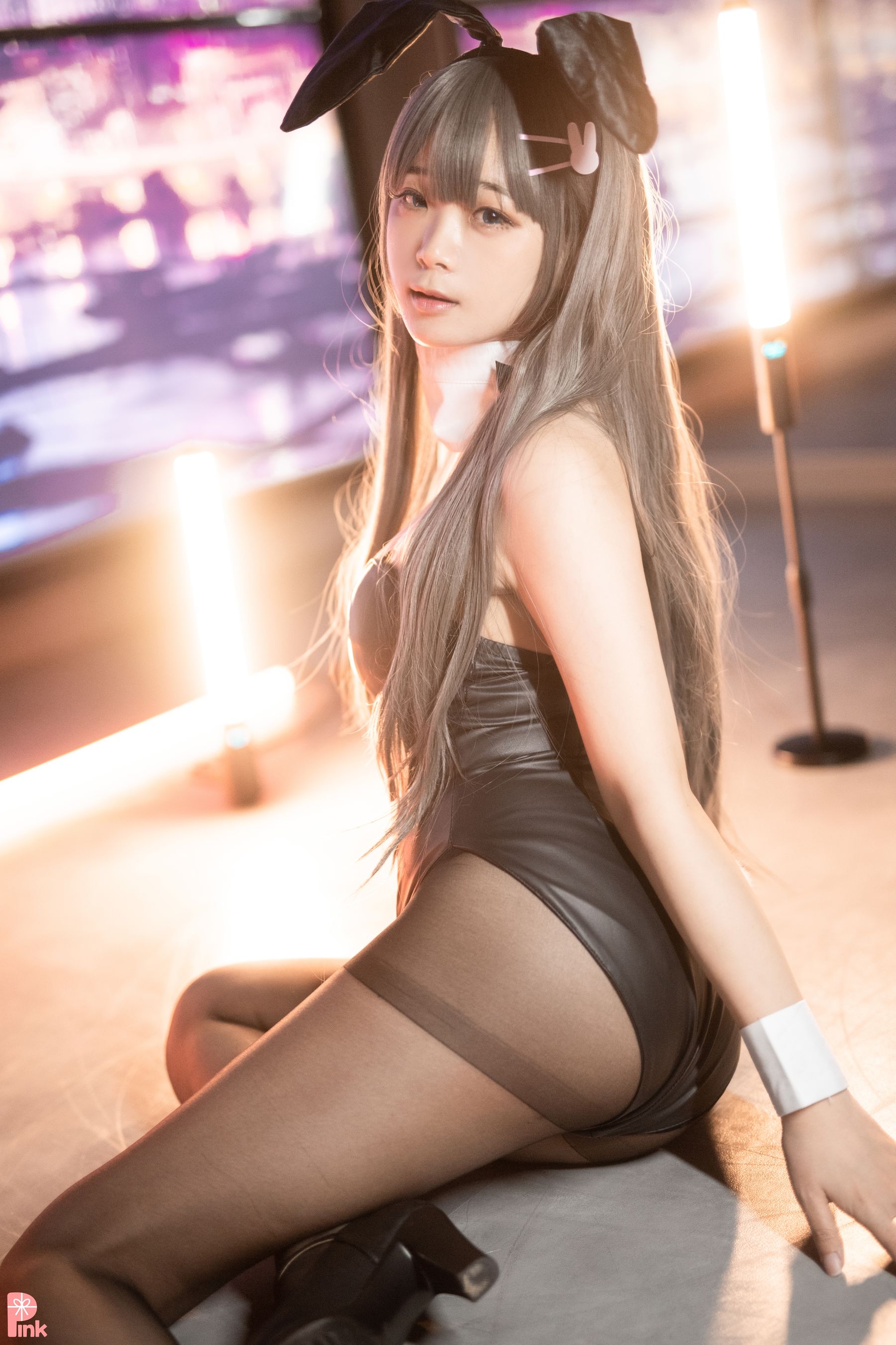 [PINK Luppi – Senpai My Bunny Girl Cosplay-第6张