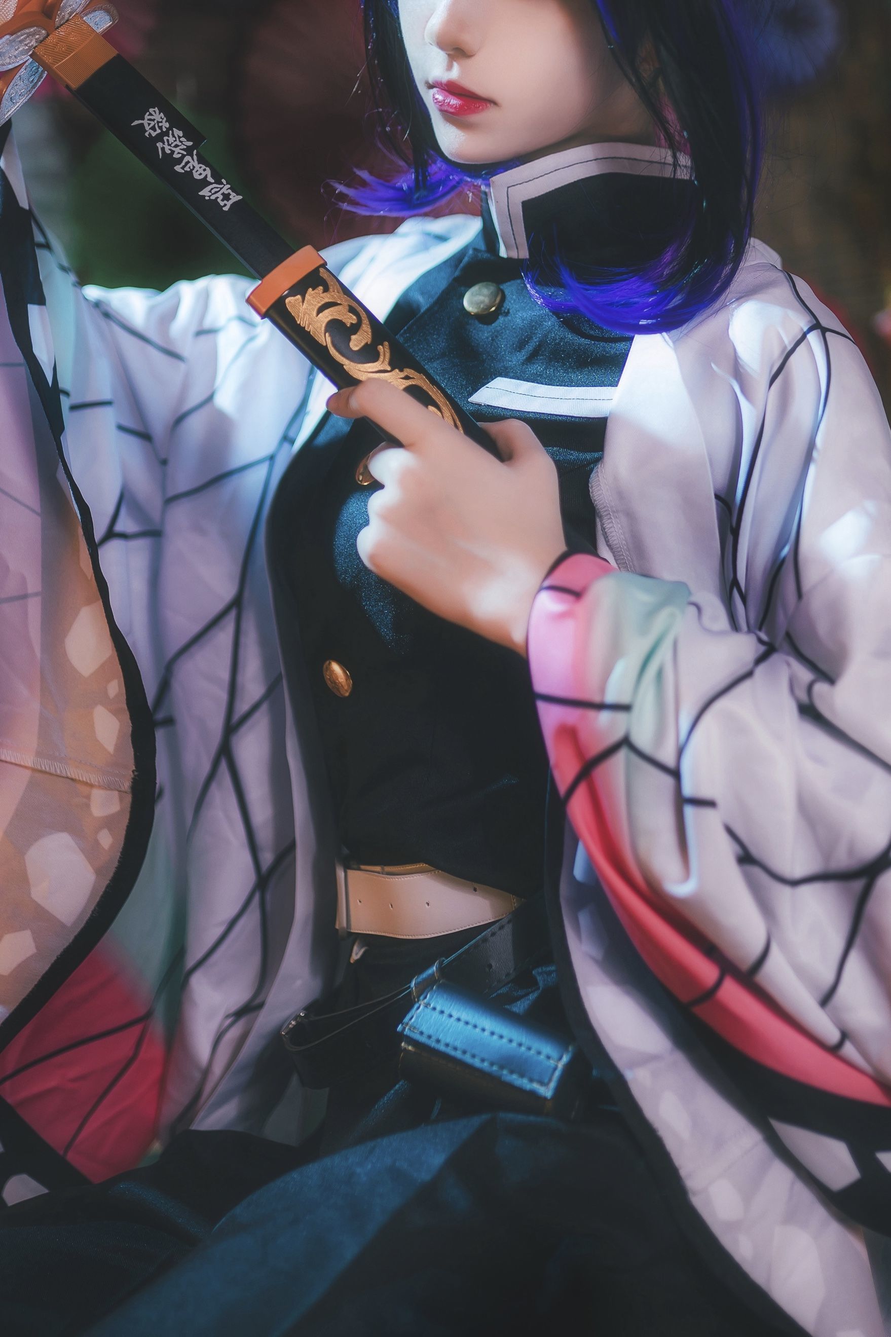 动漫博主南桃Momoko – 蝴蝶忍队服 Cosplay-第5张