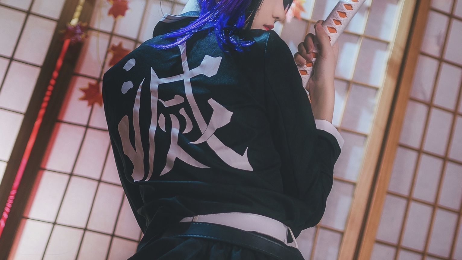 动漫博主南桃Momoko – 蝴蝶忍队服 Cosplay-第13张