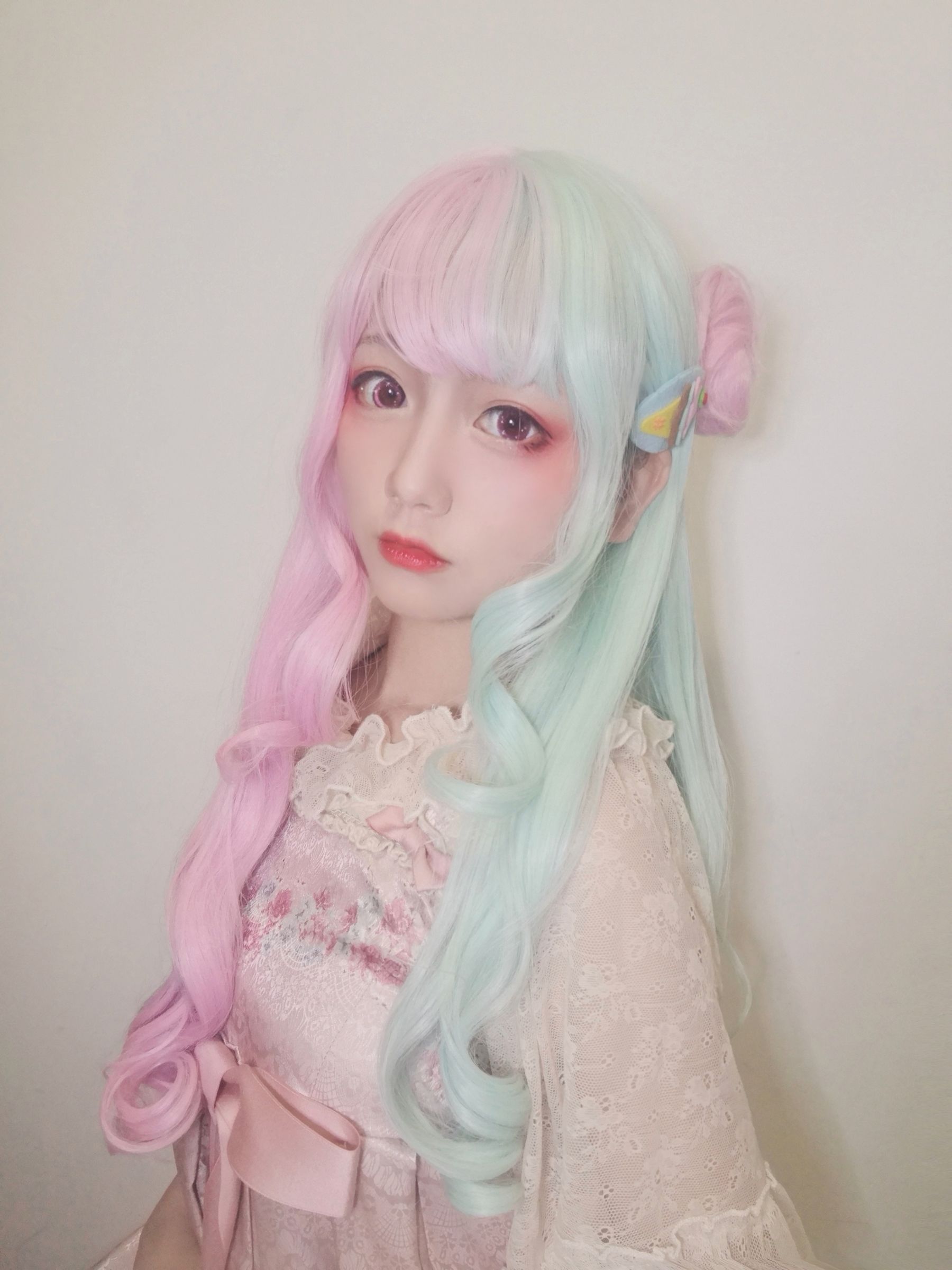 动漫博主弦音sic – lolita草莓薄荷冰淇淋 Cosplay-第1张