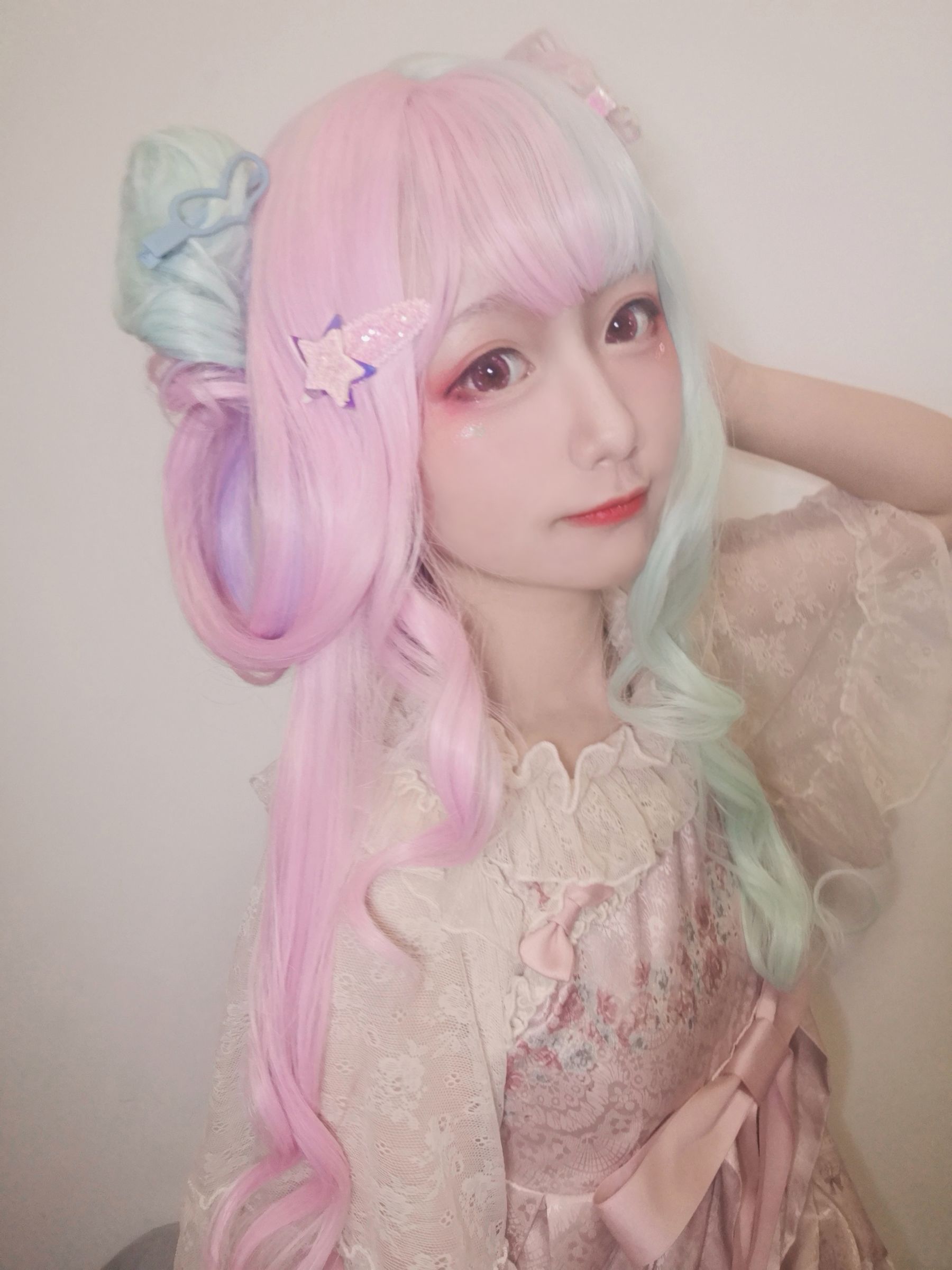 动漫博主弦音sic – lolita草莓薄荷冰淇淋 Cosplay-第3张