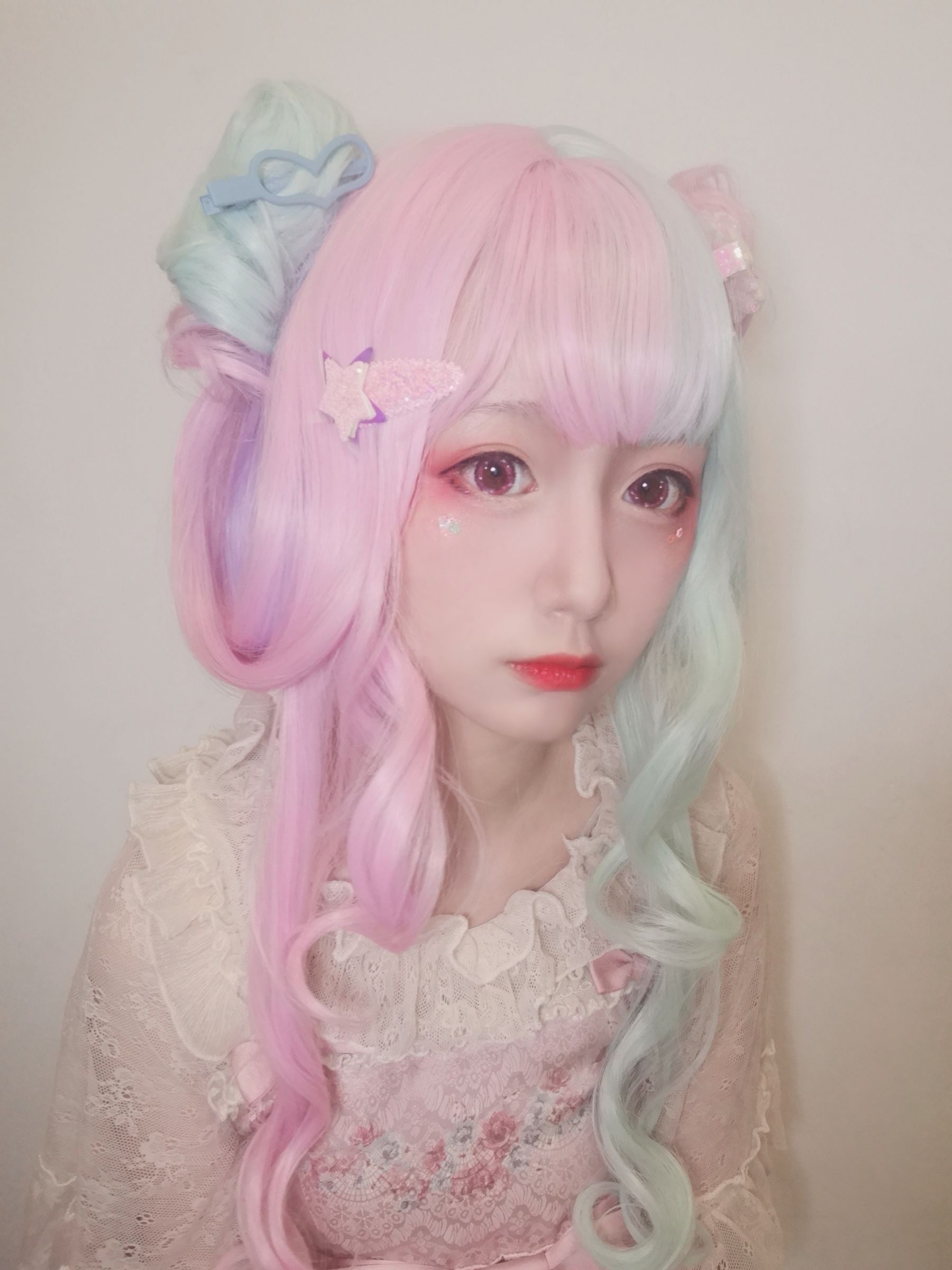 动漫博主弦音sic – lolita草莓薄荷冰淇淋 Cosplay-第7张