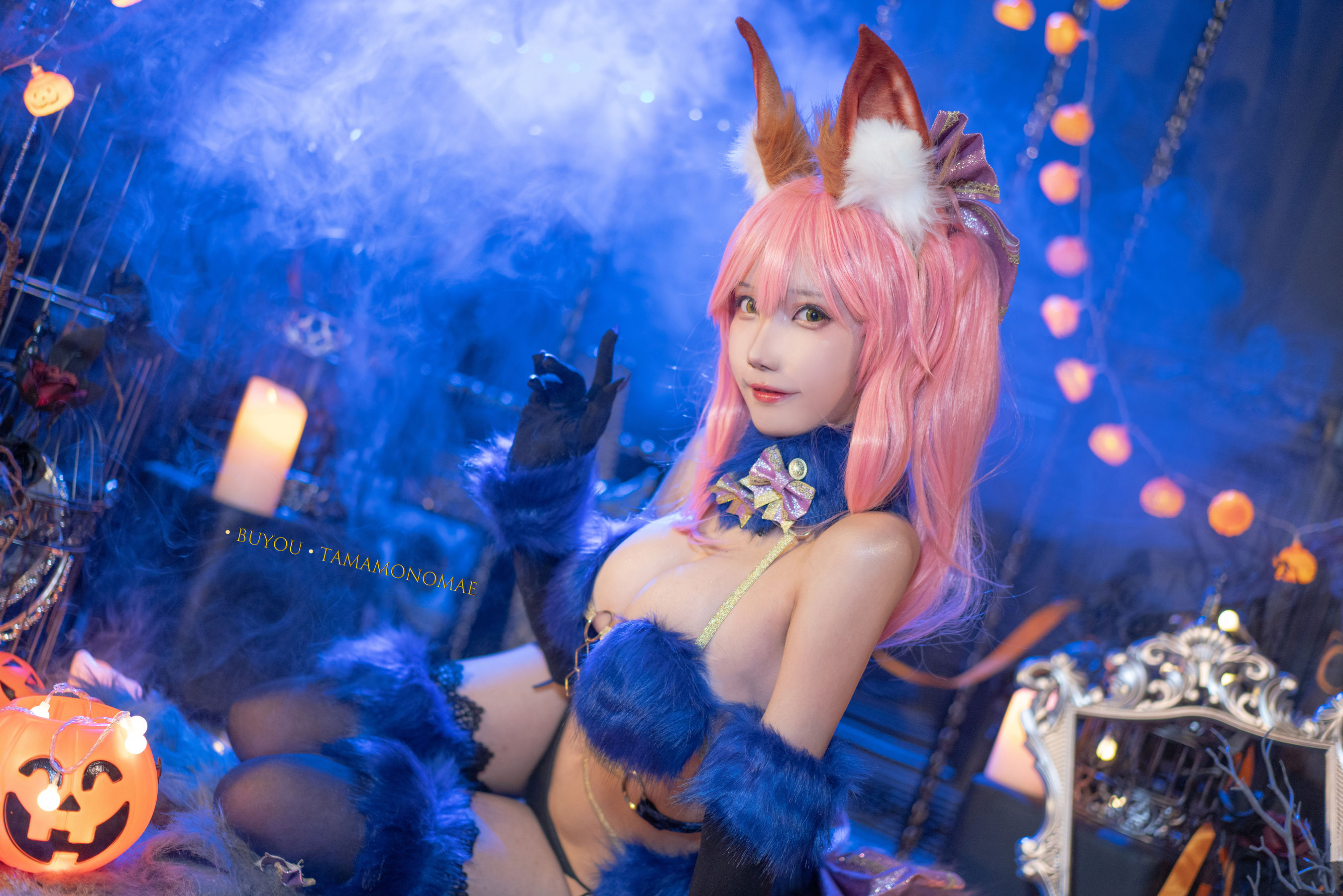 卜呦Mikon – 危险野兽玉藻前 Cosplay-第1张