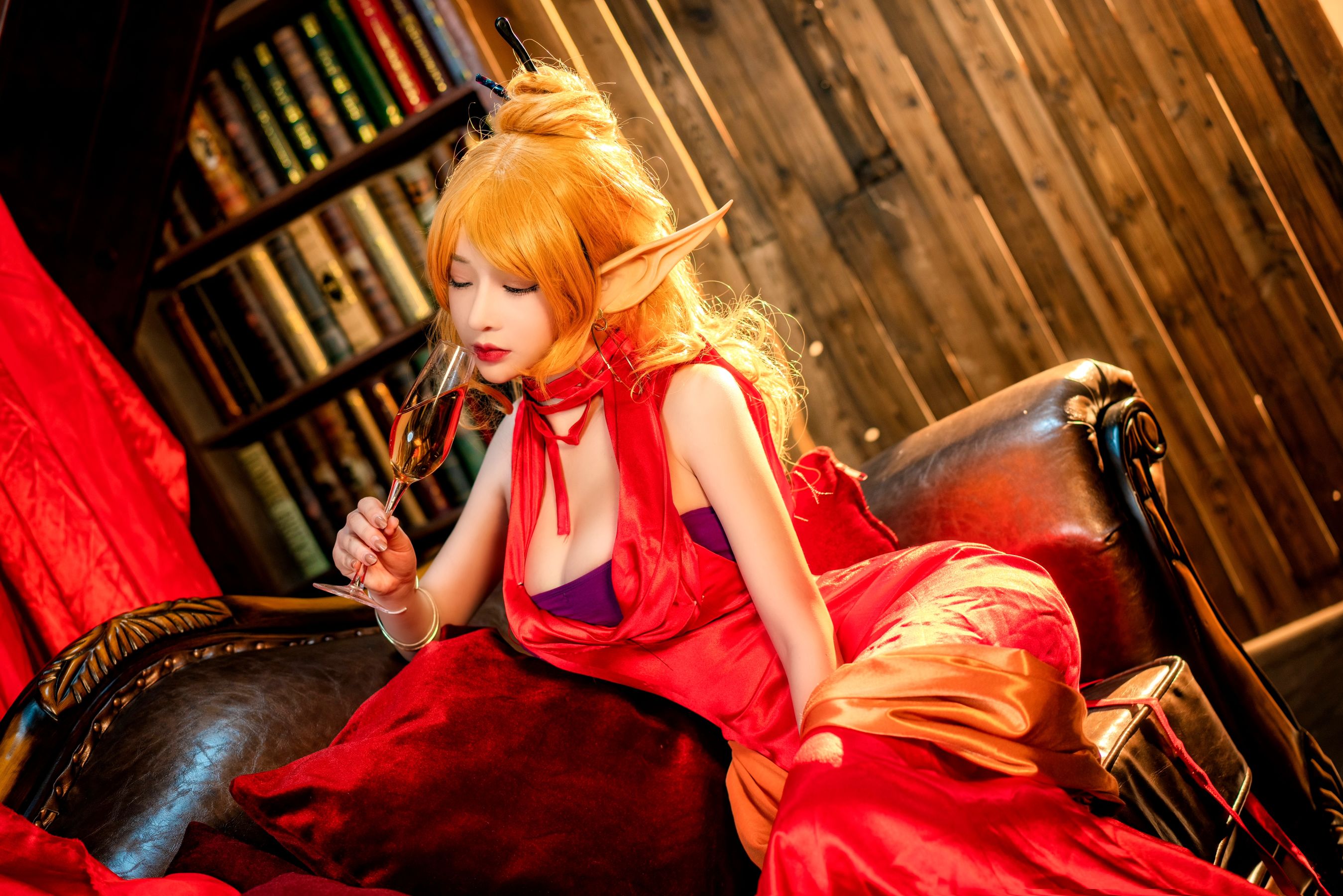 动漫博主叉子宝宝 – 索西雅 Cosplay-第1张