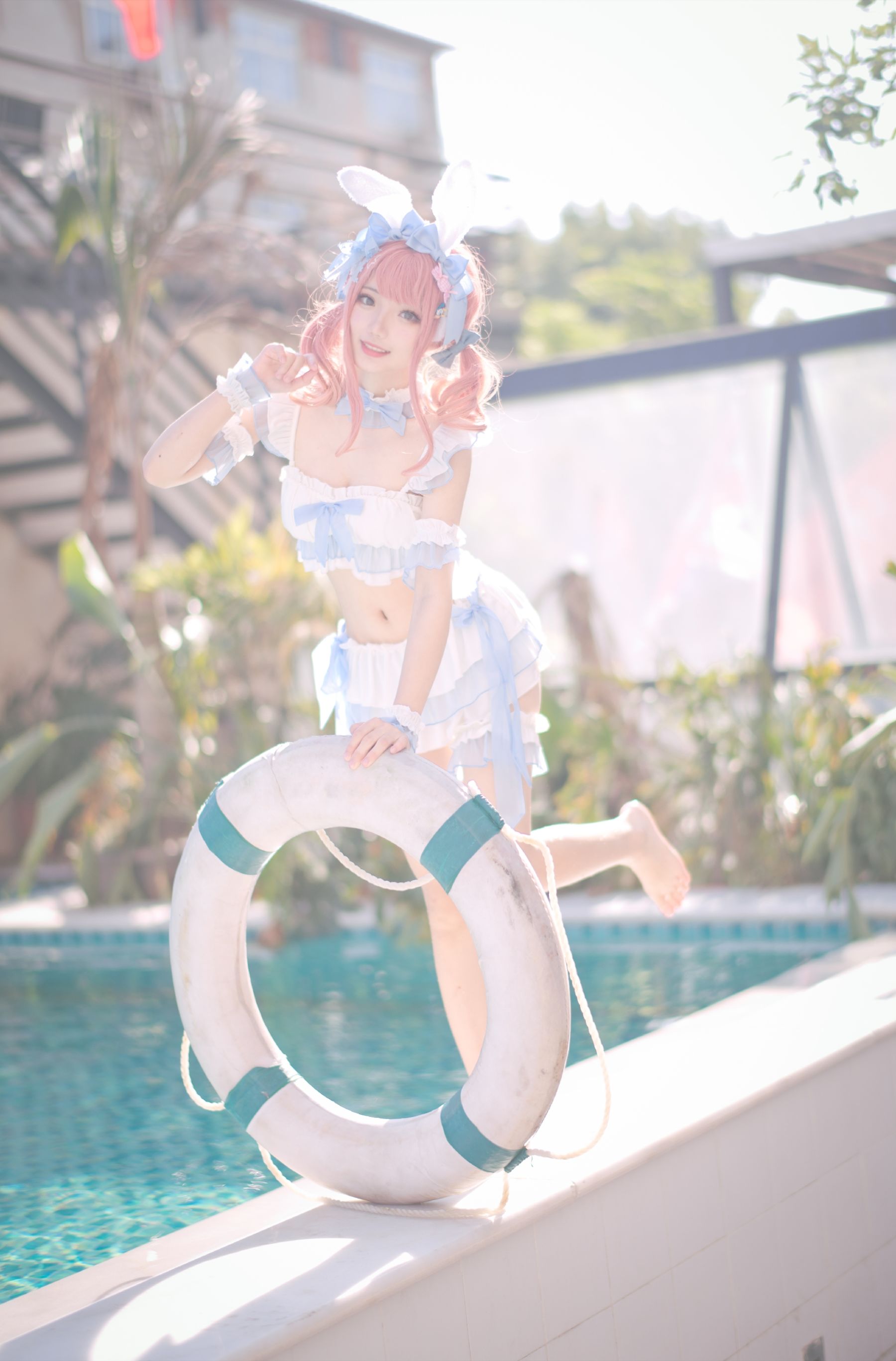 花柒Hana – 夏日甜芯 泳装 Cosplay-第2张