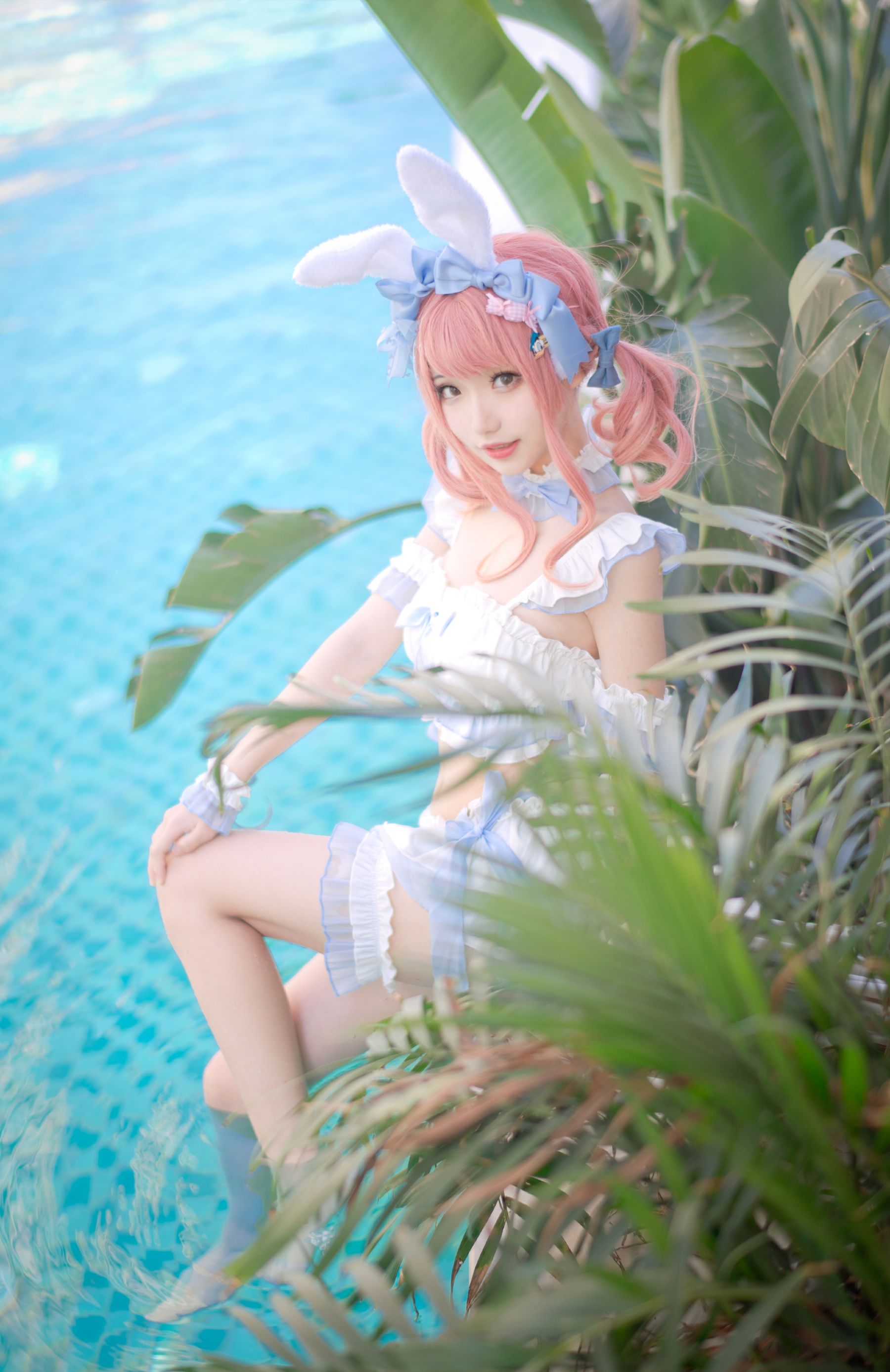 花柒Hana – 夏日甜芯 泳装 Cosplay-第5张
