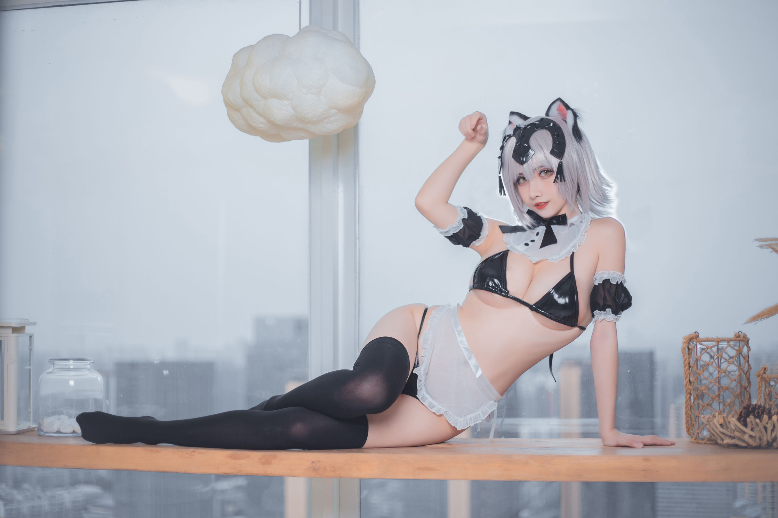 COS福利rioko凉凉子 七夕 月球女友 Cosplay-第2张