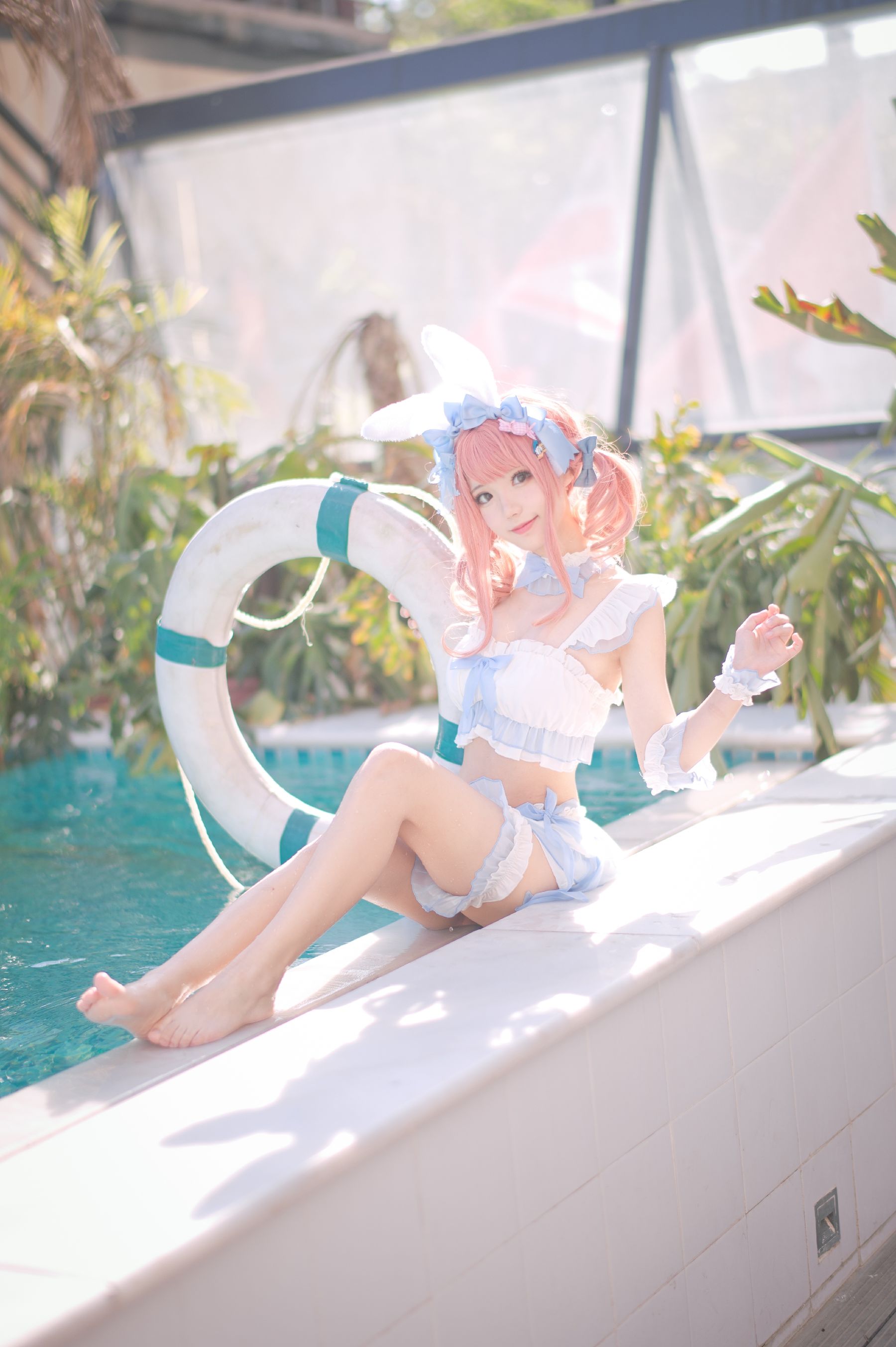花柒Hana – 夏日甜芯 泳装 Cosplay-第28张