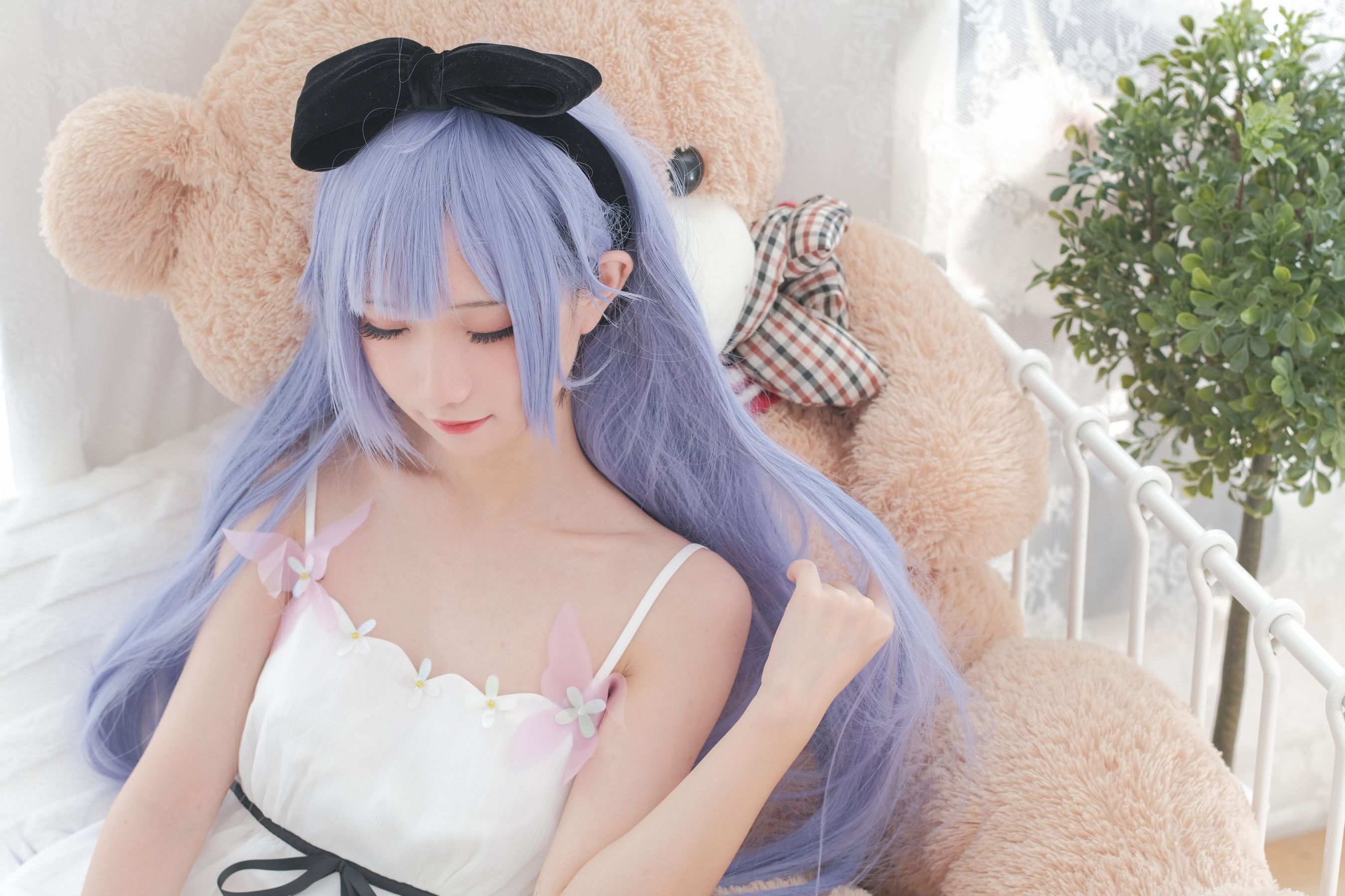 花柒Hana – 独角兽清凉阅读时光 Cosplay-第1张