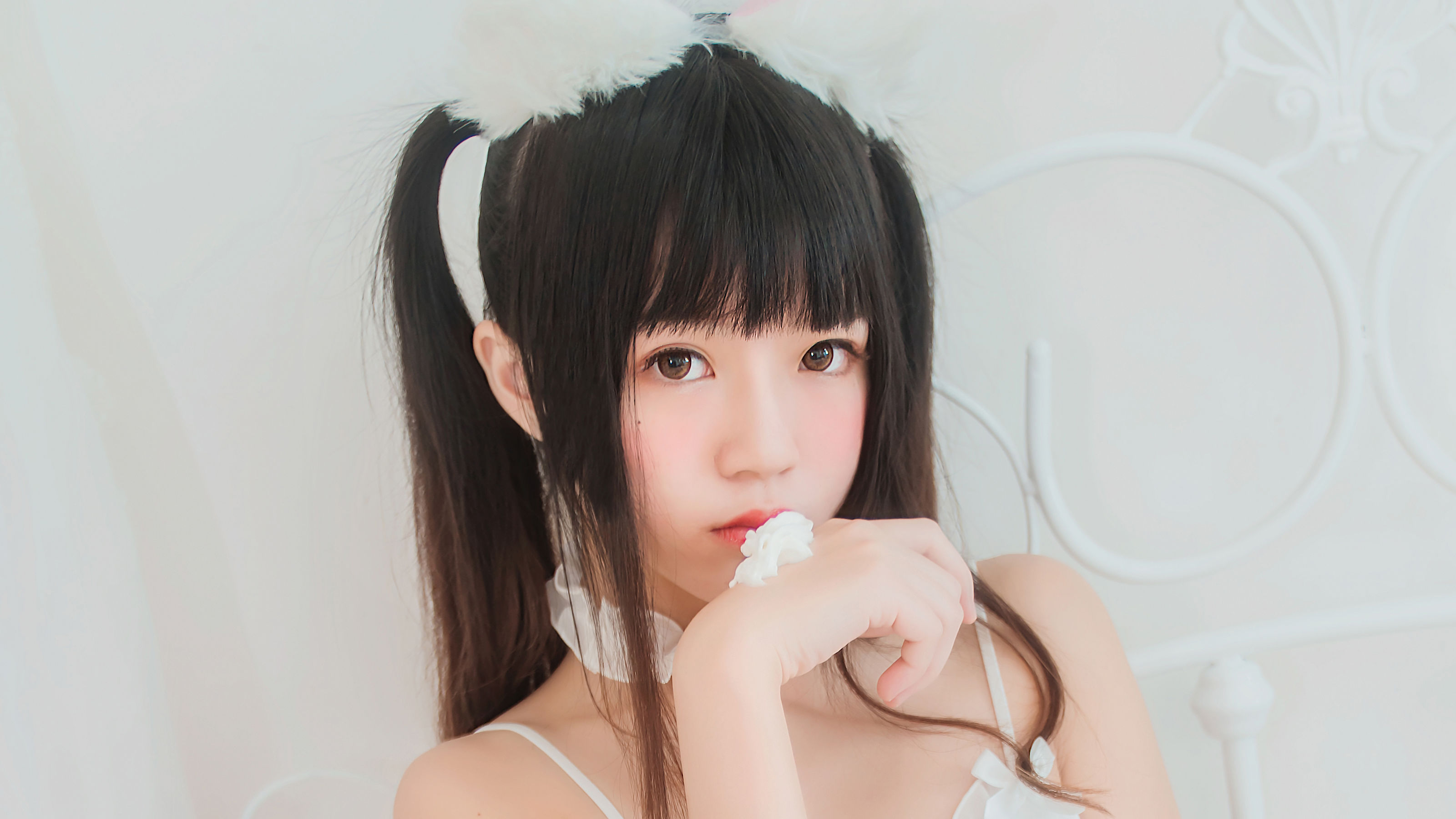 [萝莉COS] 疯猫ss《喵喵睡衣》 Cosplay-第5张