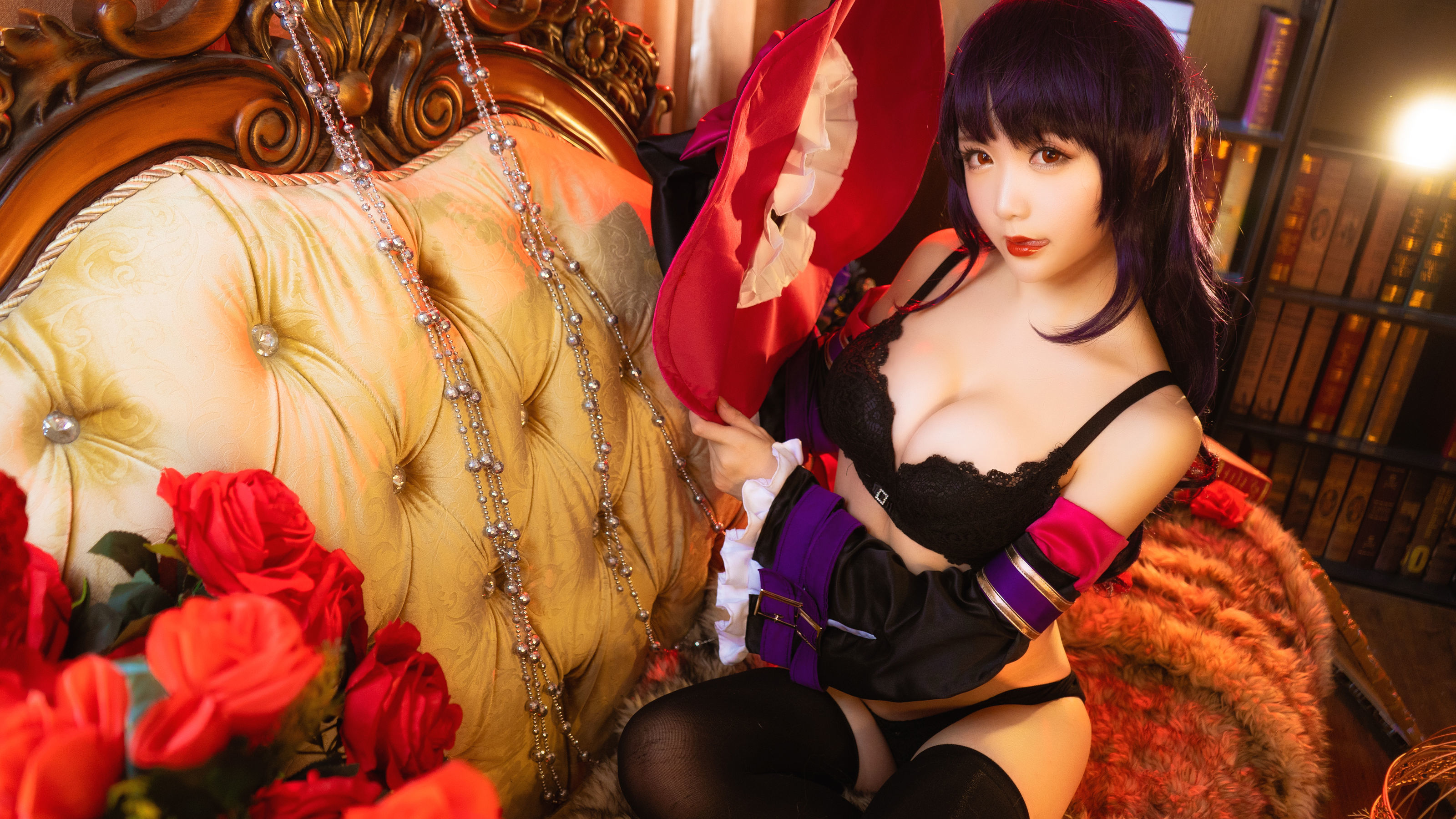 Coser小姐姐星之迟迟 – 玛菲卡 Cosplay-第4张