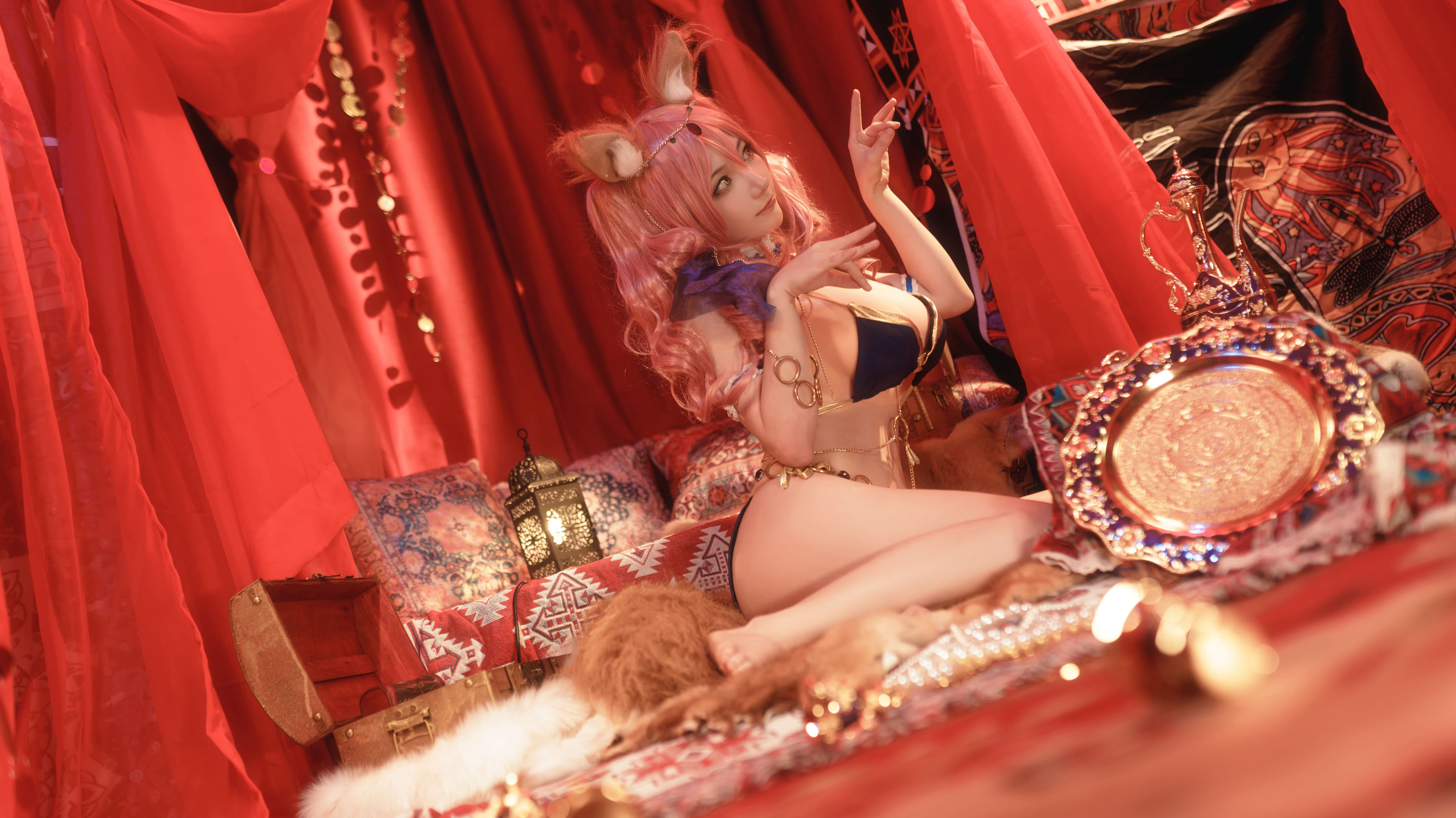 是三不是世w – 玉藻前舞娘 Cosplay-第1张