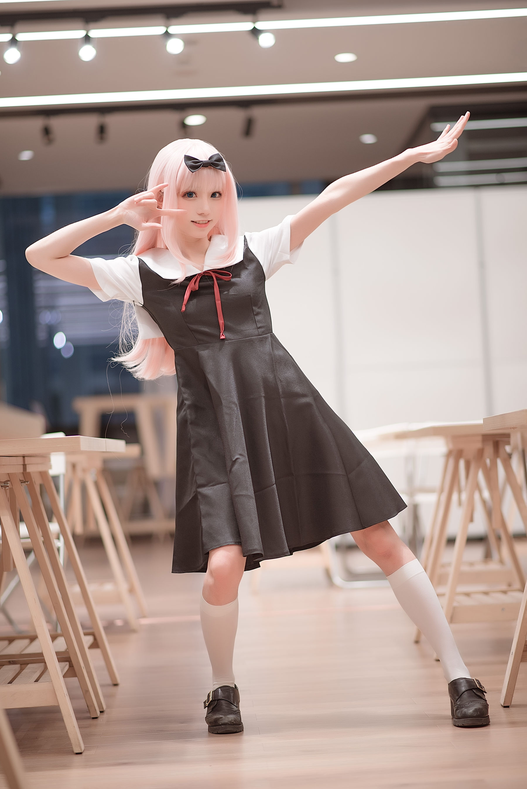 动漫博主Kitaro_绮太郎 – 藤原千花 Cosplay-第1张