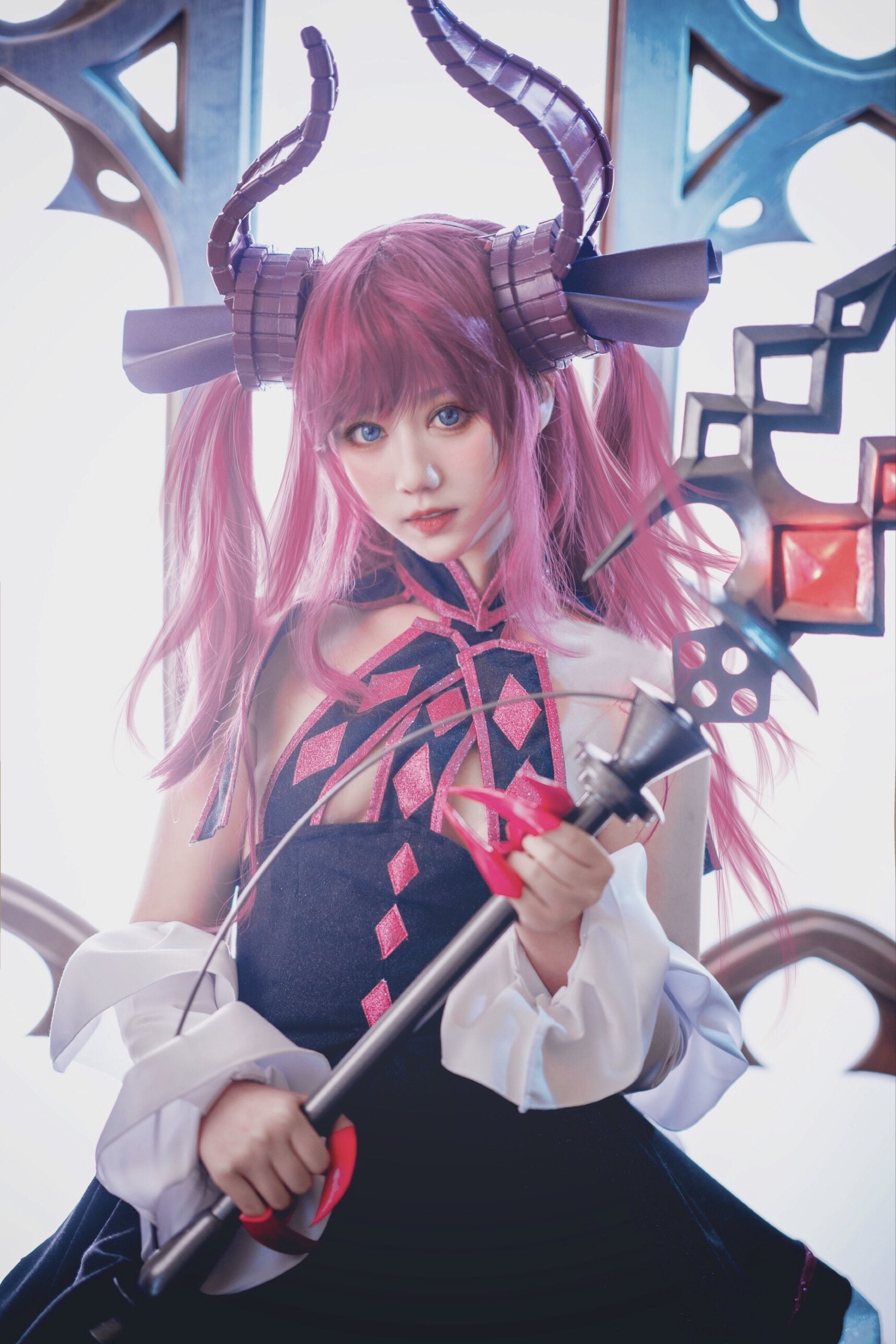 微博福利姬镜酱 龙娘 Cosplay-第1张