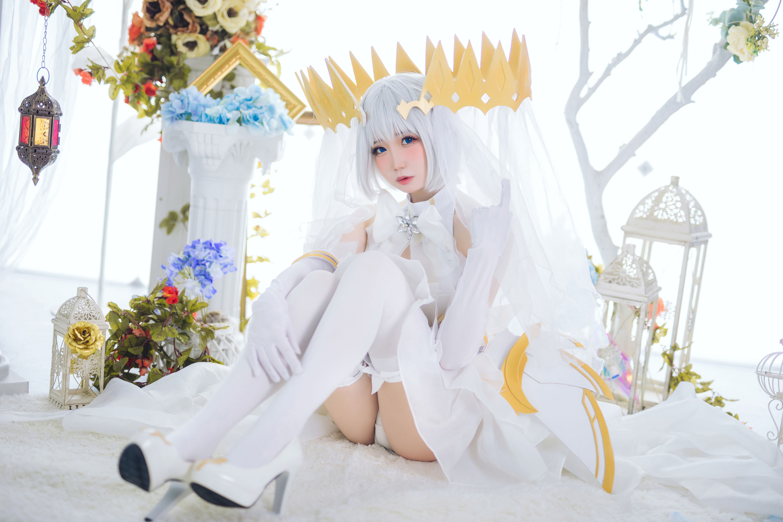 焖焖碳 – 鸢一折纸灵衣 Cosplay-第2张