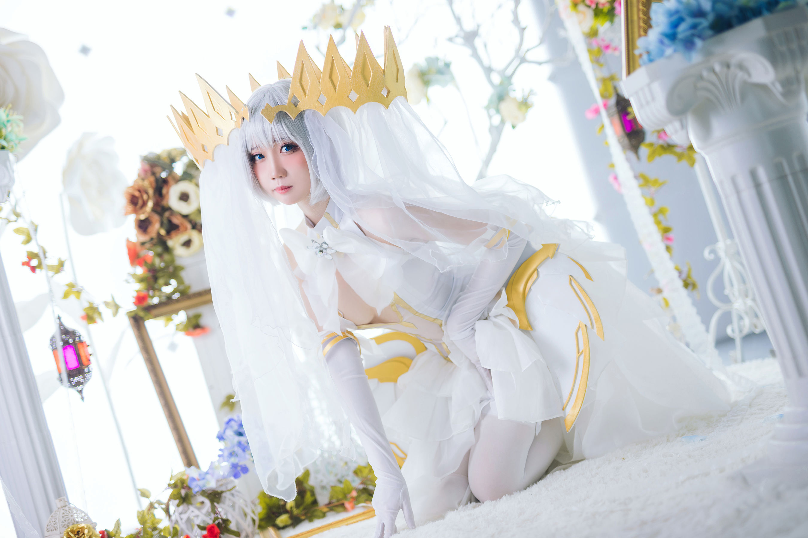 焖焖碳 – 鸢一折纸灵衣 Cosplay-第4张