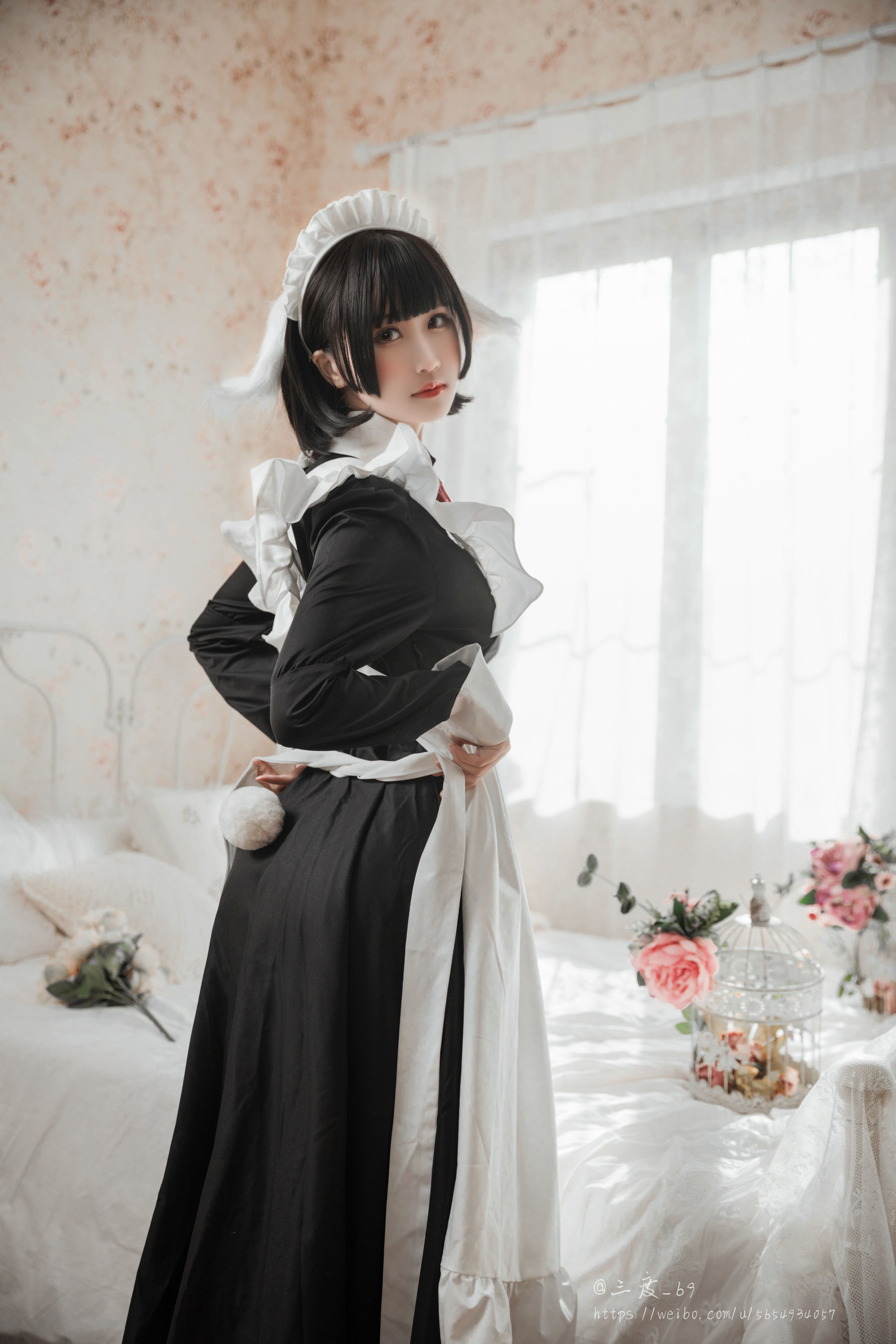 微博妹子三度_69 兔耳女仆 Cosplay-第2张