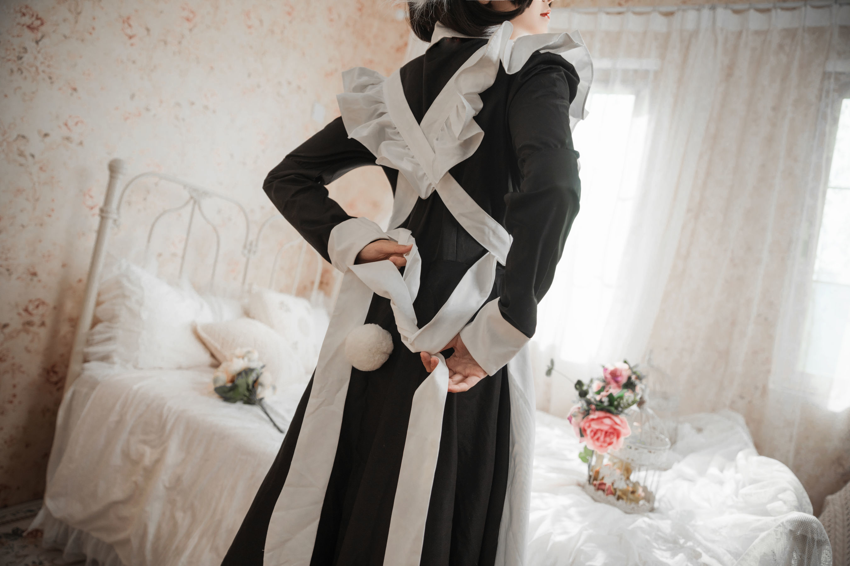 微博妹子三度_69 兔耳女仆 Cosplay-第3张
