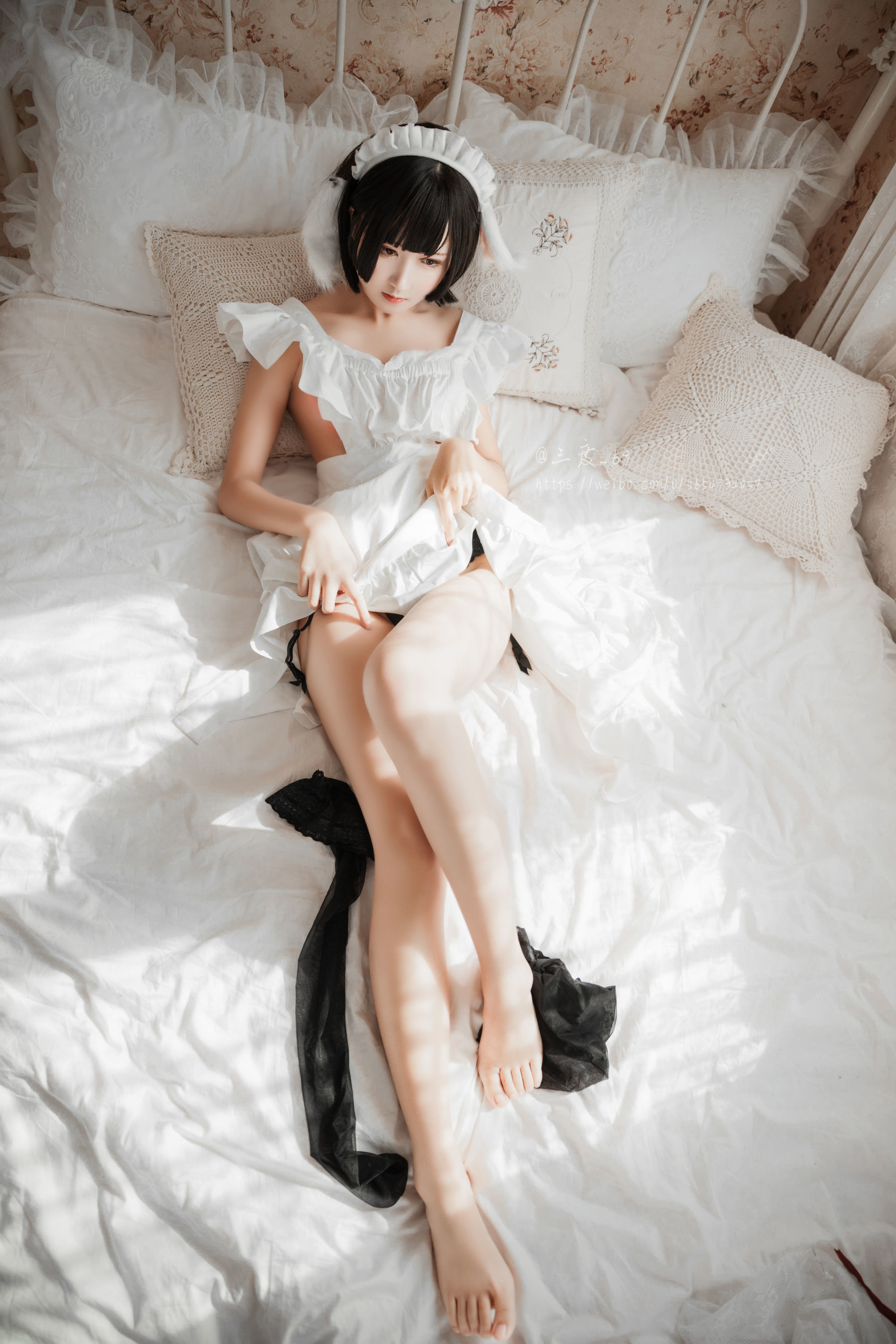 微博妹子三度_69 兔耳女仆 Cosplay-第4张