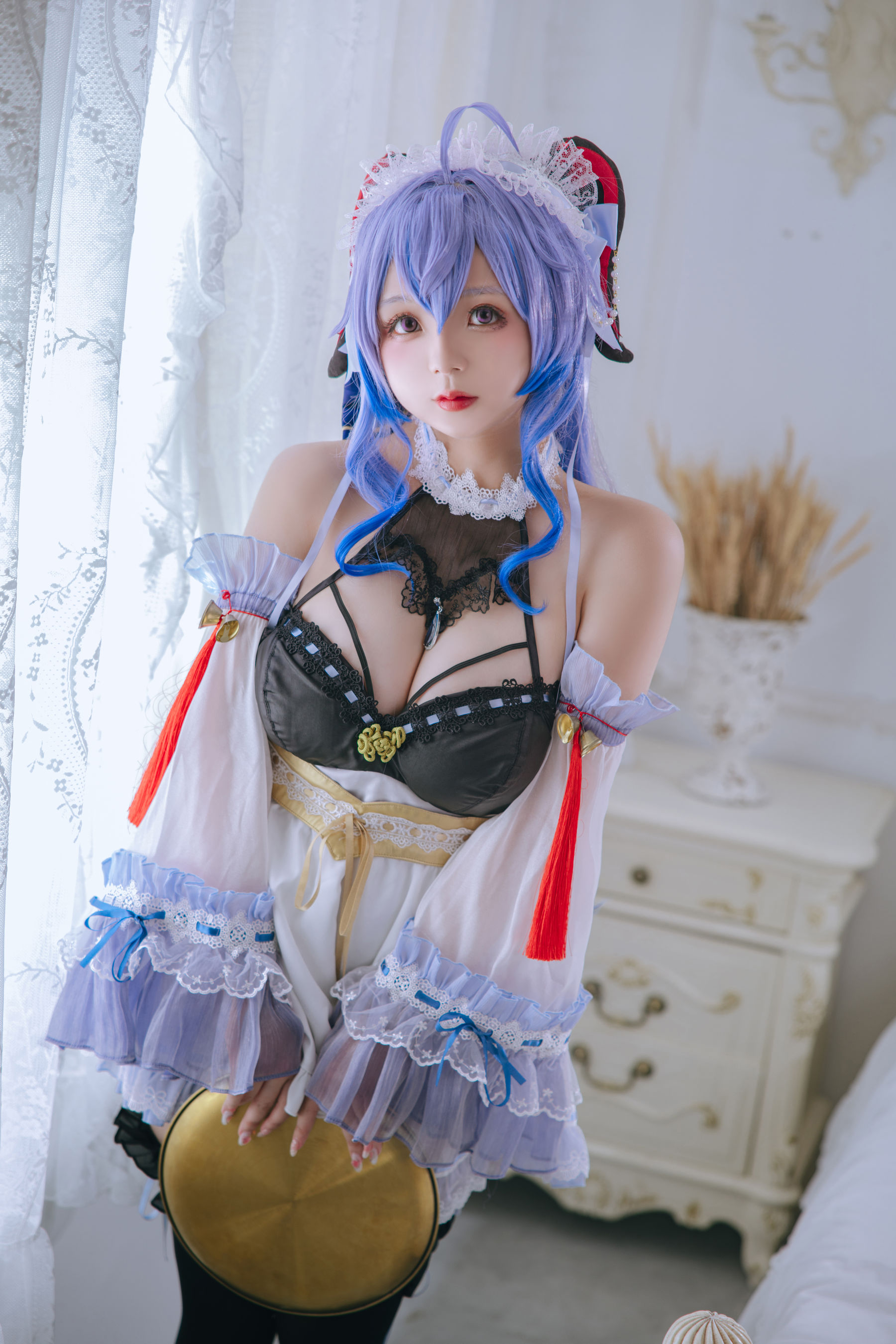 Cosplay日奈娇 – 甘雨女仆 Cosplay-第2张