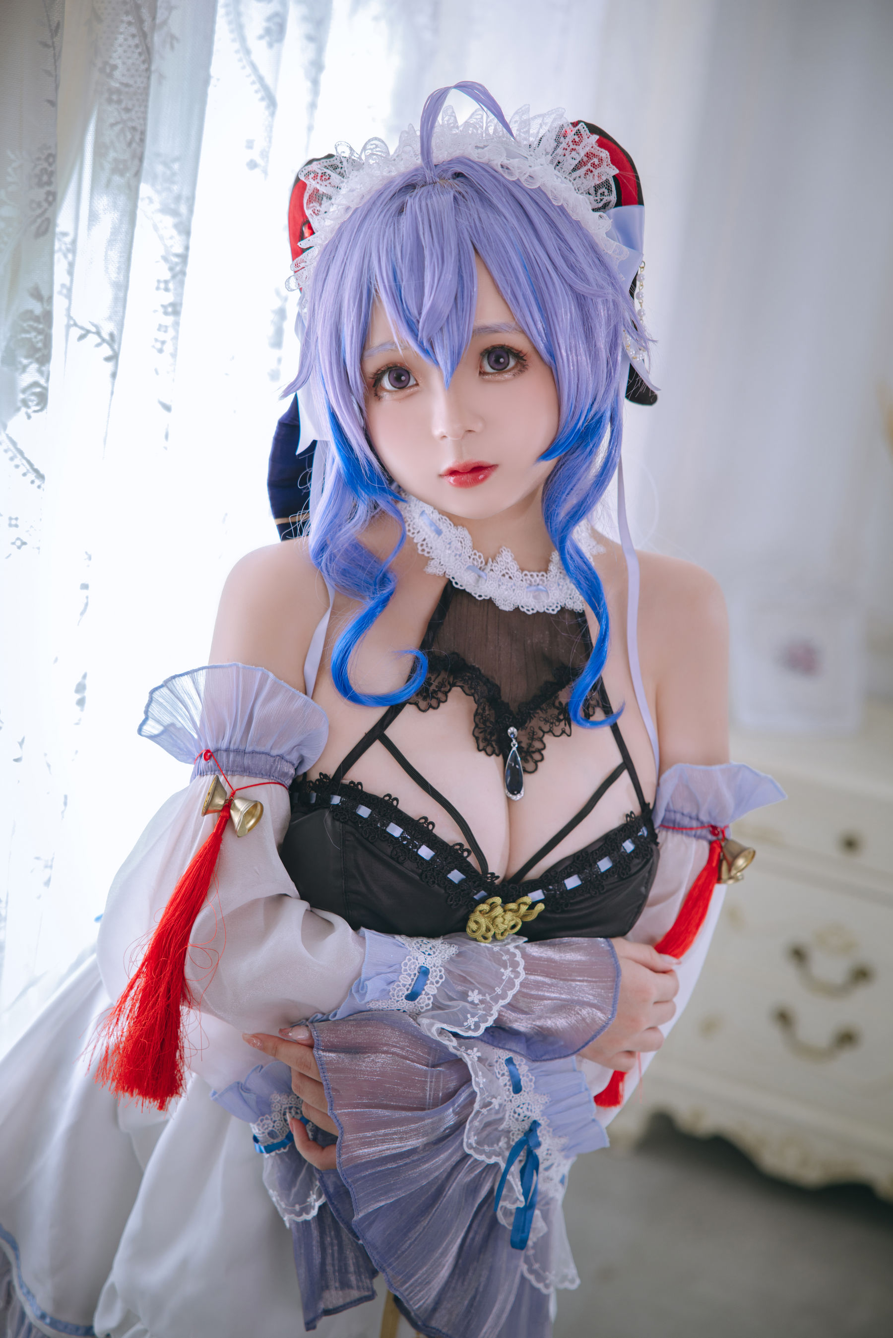 Cosplay日奈娇 – 甘雨女仆 Cosplay-第3张