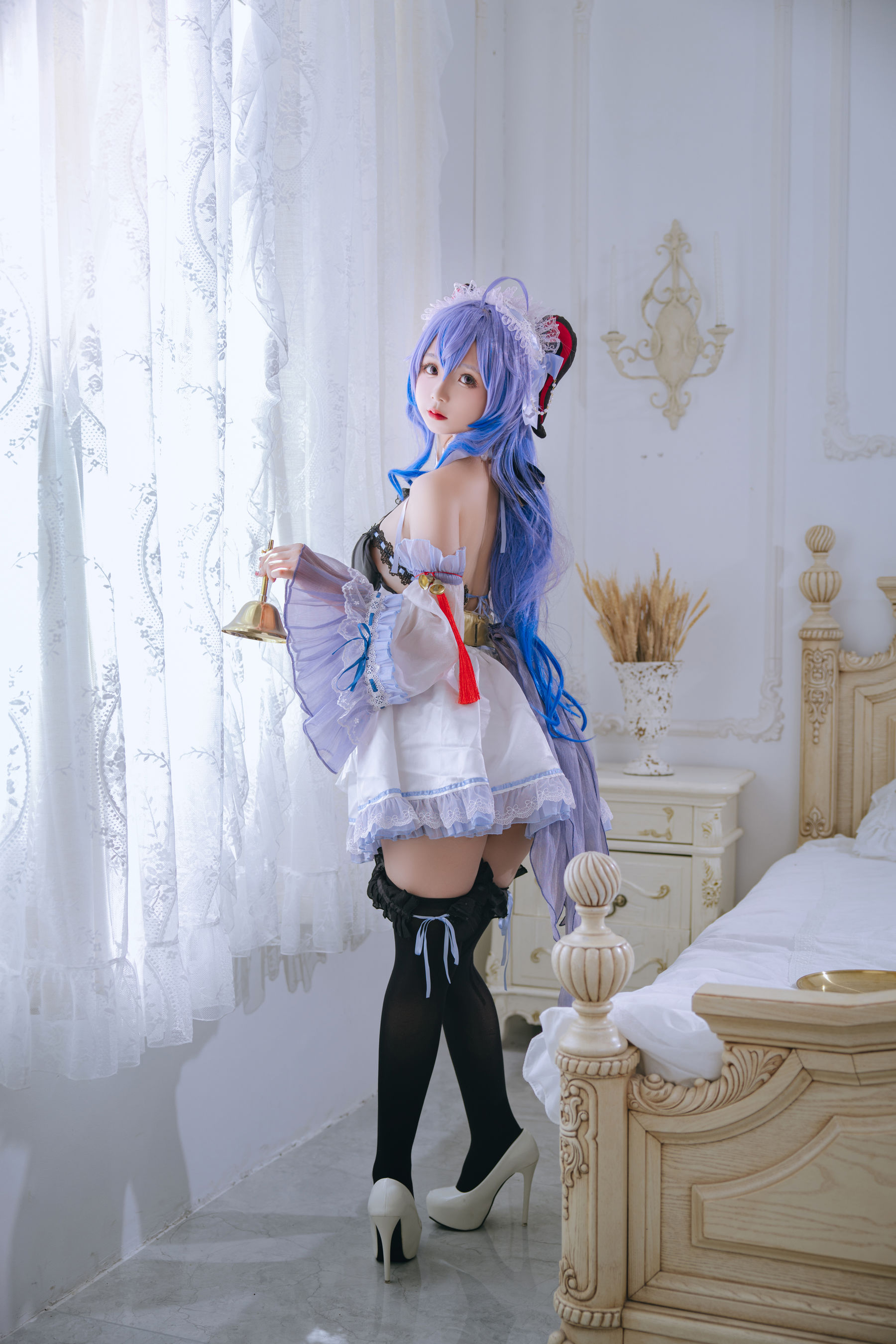 Cosplay日奈娇 – 甘雨女仆 Cosplay-第6张