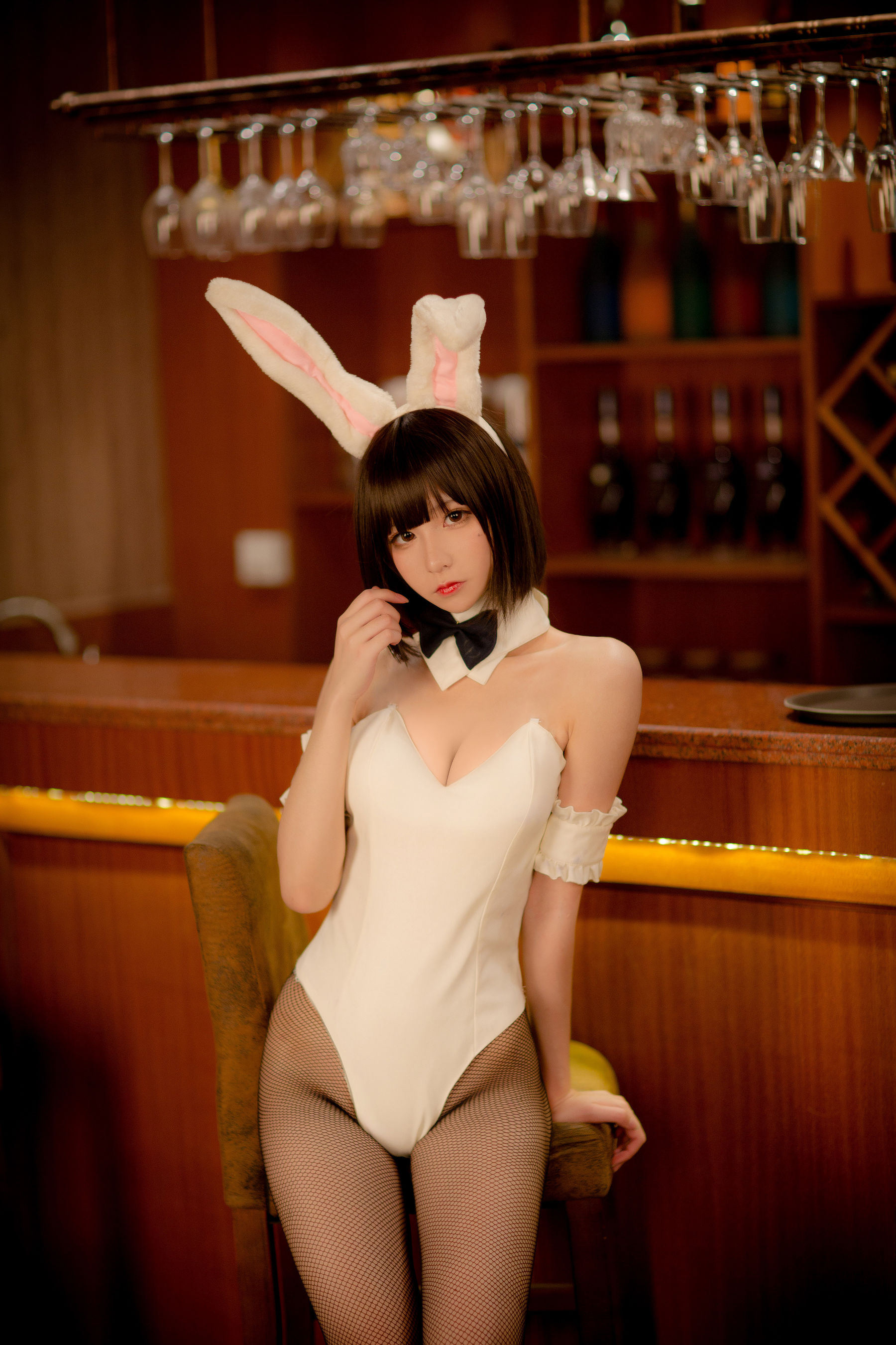 拼音拼嘤嘤 – 加藤惠兔女郎 Cosplay-第2张