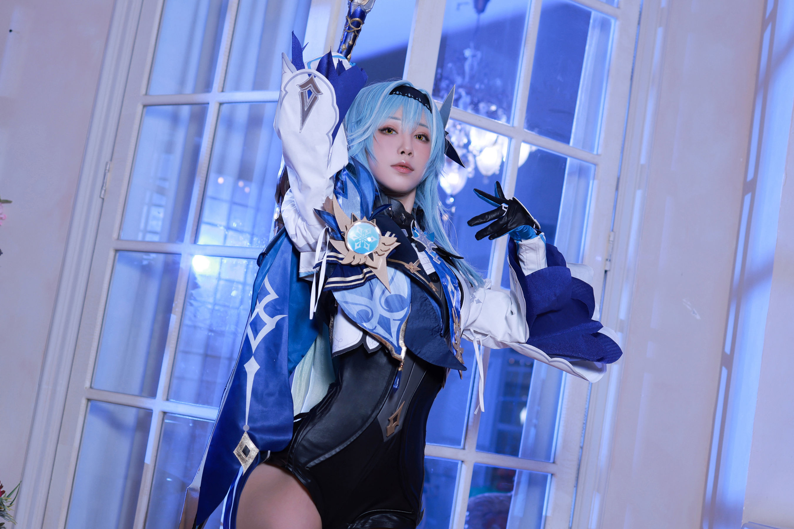 动漫博主水淼aqua – 原神优菈 原造 Cosplay-第1张