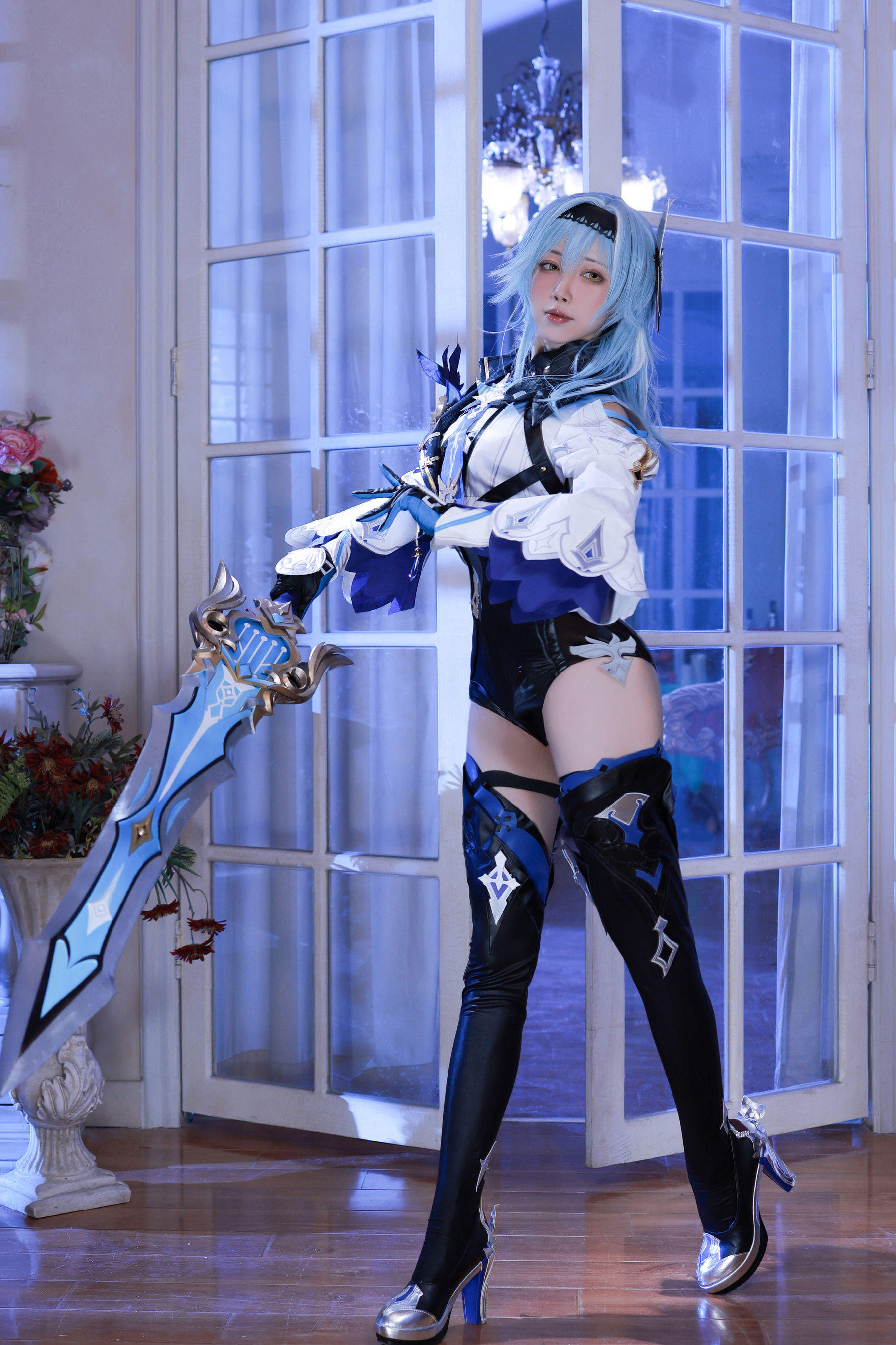 动漫博主水淼aqua – 原神优菈 原造 Cosplay-第7张