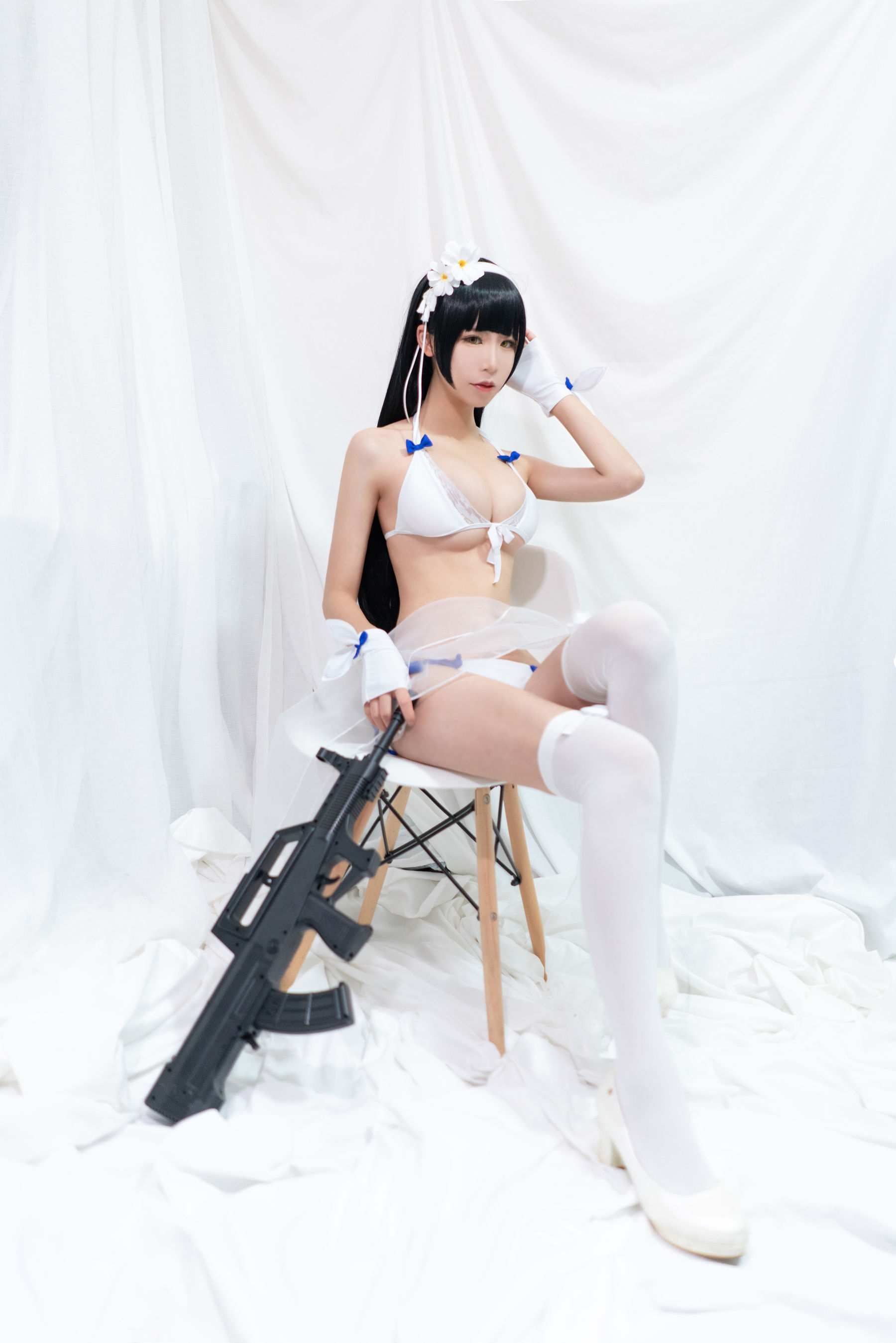 动漫博主爱老师_PhD – 玉玲珑 95式 泳装 Cosplay-第2张