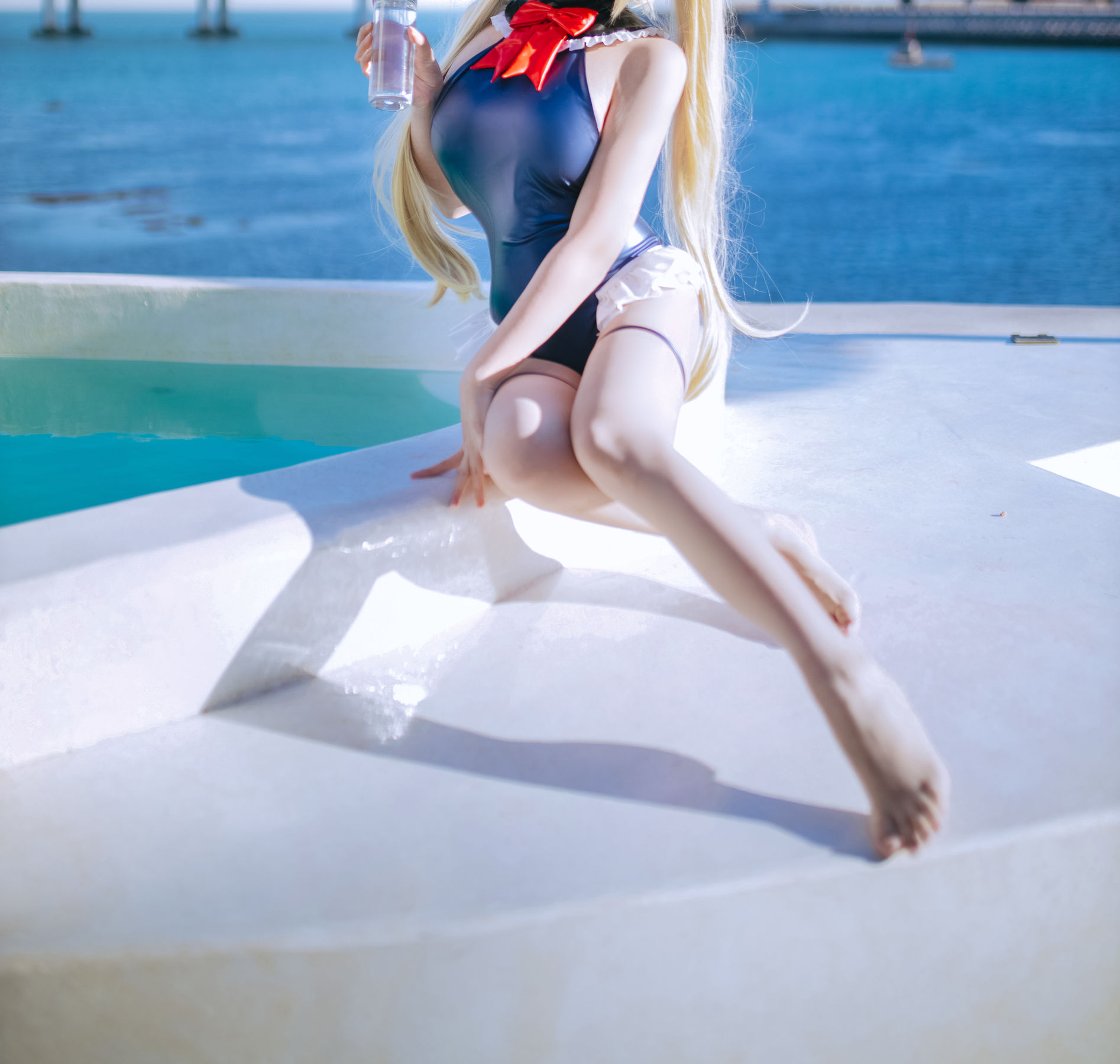 动漫博主恩田直幸 – 玛丽萝丝泳衣 Cosplay-第4张