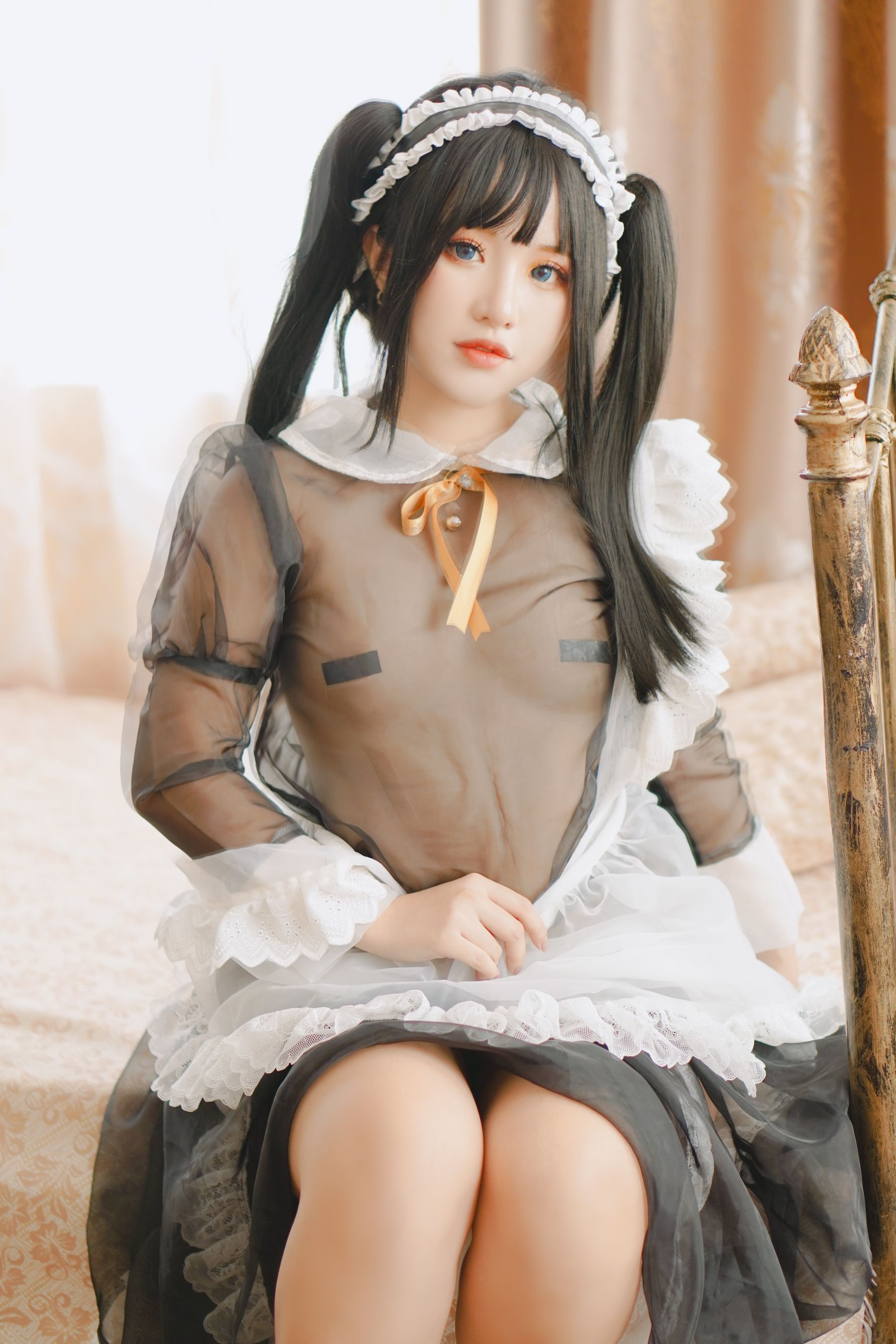 Chono Black – Transparent Maid Cosplay-第4张