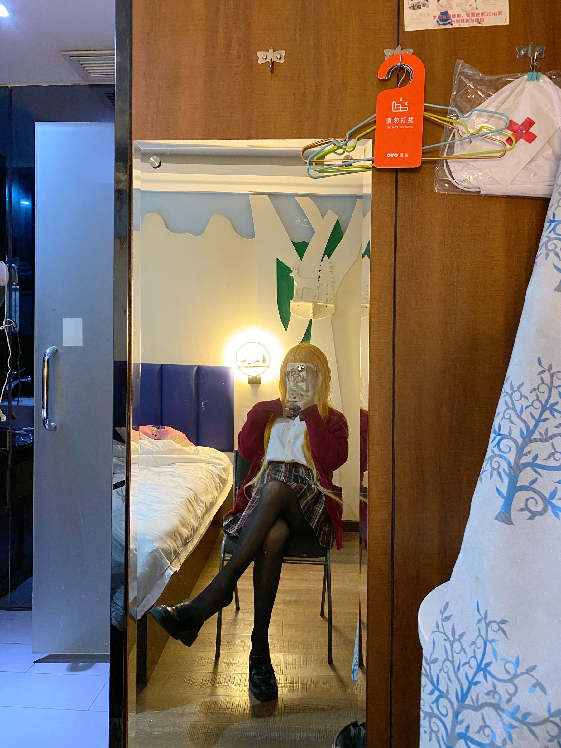 芋圆侑子SJ_ – 金毛不良jk Cosplay-第21张