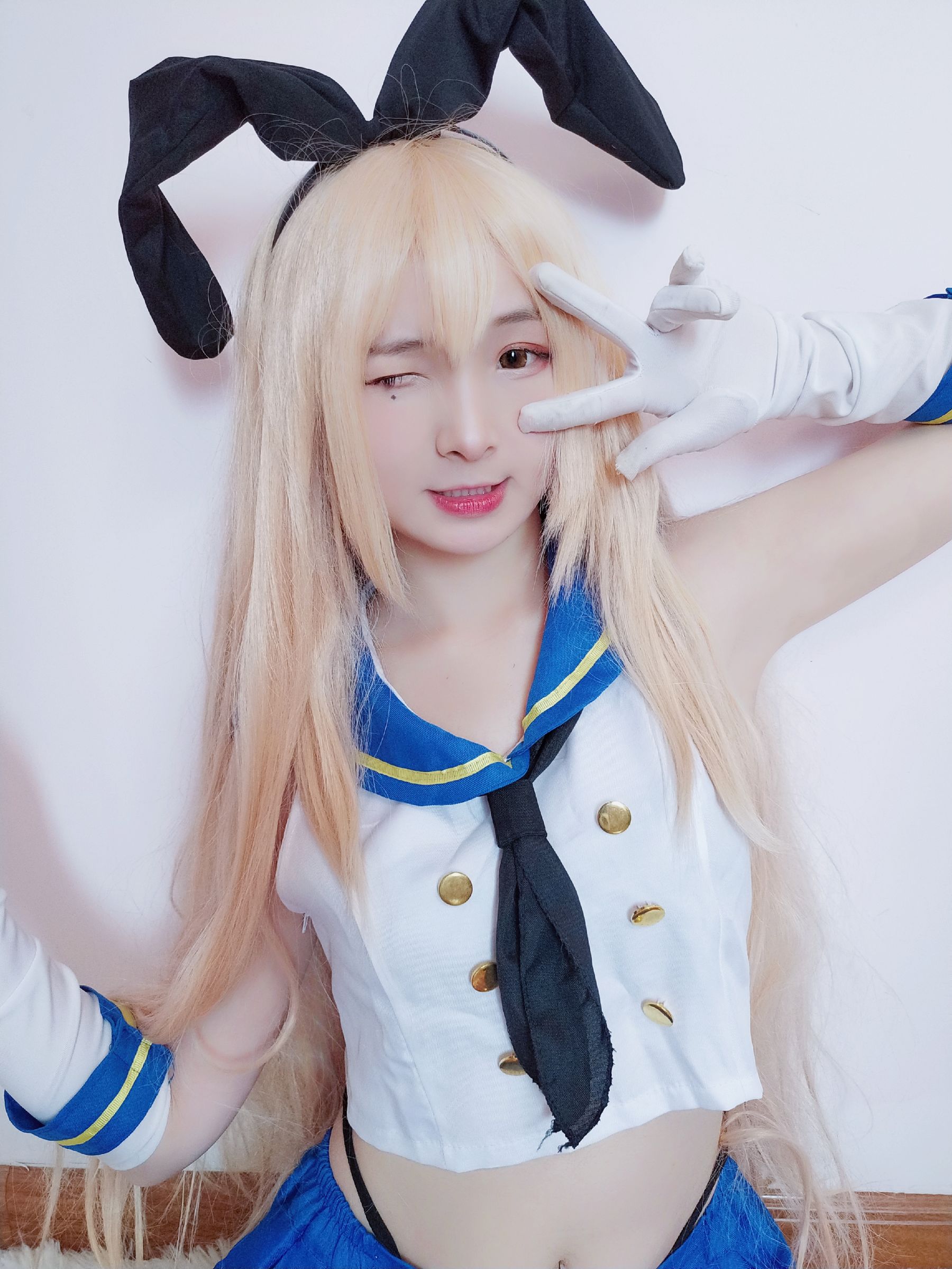 二次元美女古川kagura 岛风 Cosplay-第3张