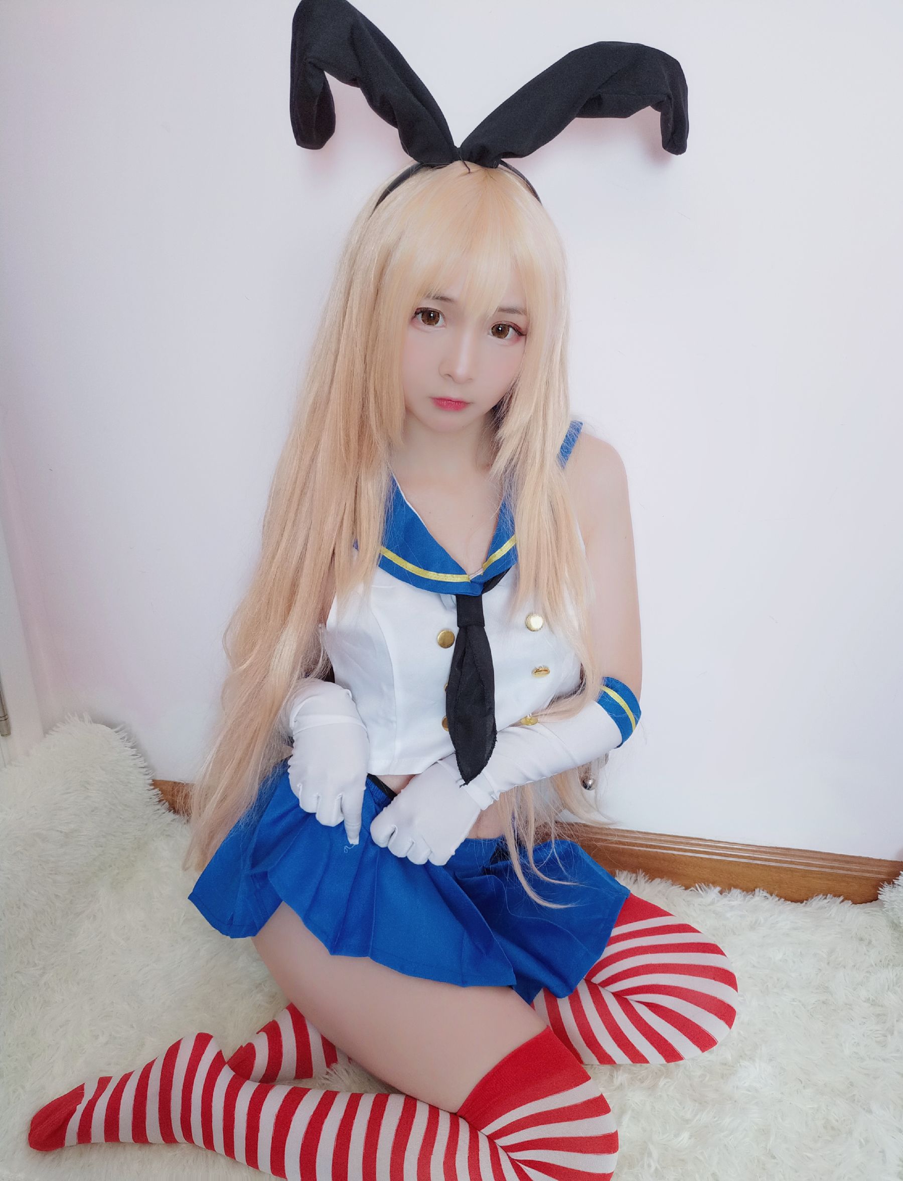 二次元美女古川kagura 岛风 Cosplay-第4张