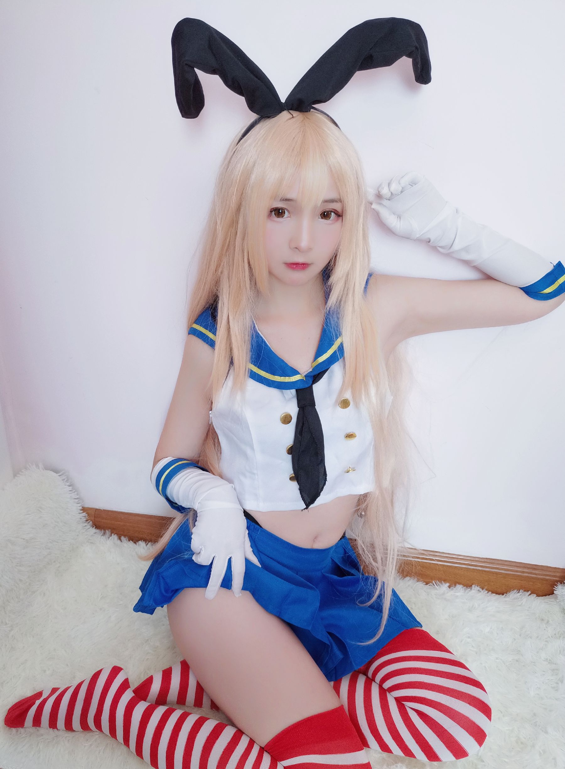 二次元美女古川kagura 岛风 Cosplay-第5张