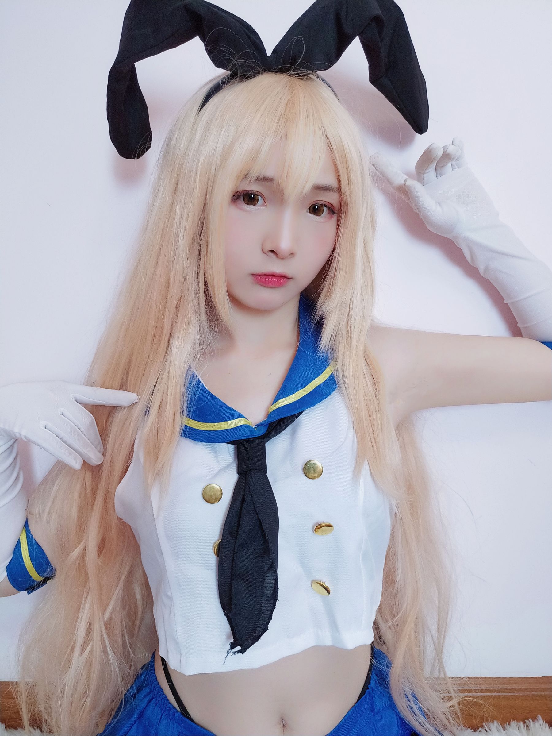 二次元美女古川kagura 岛风 Cosplay-第7张