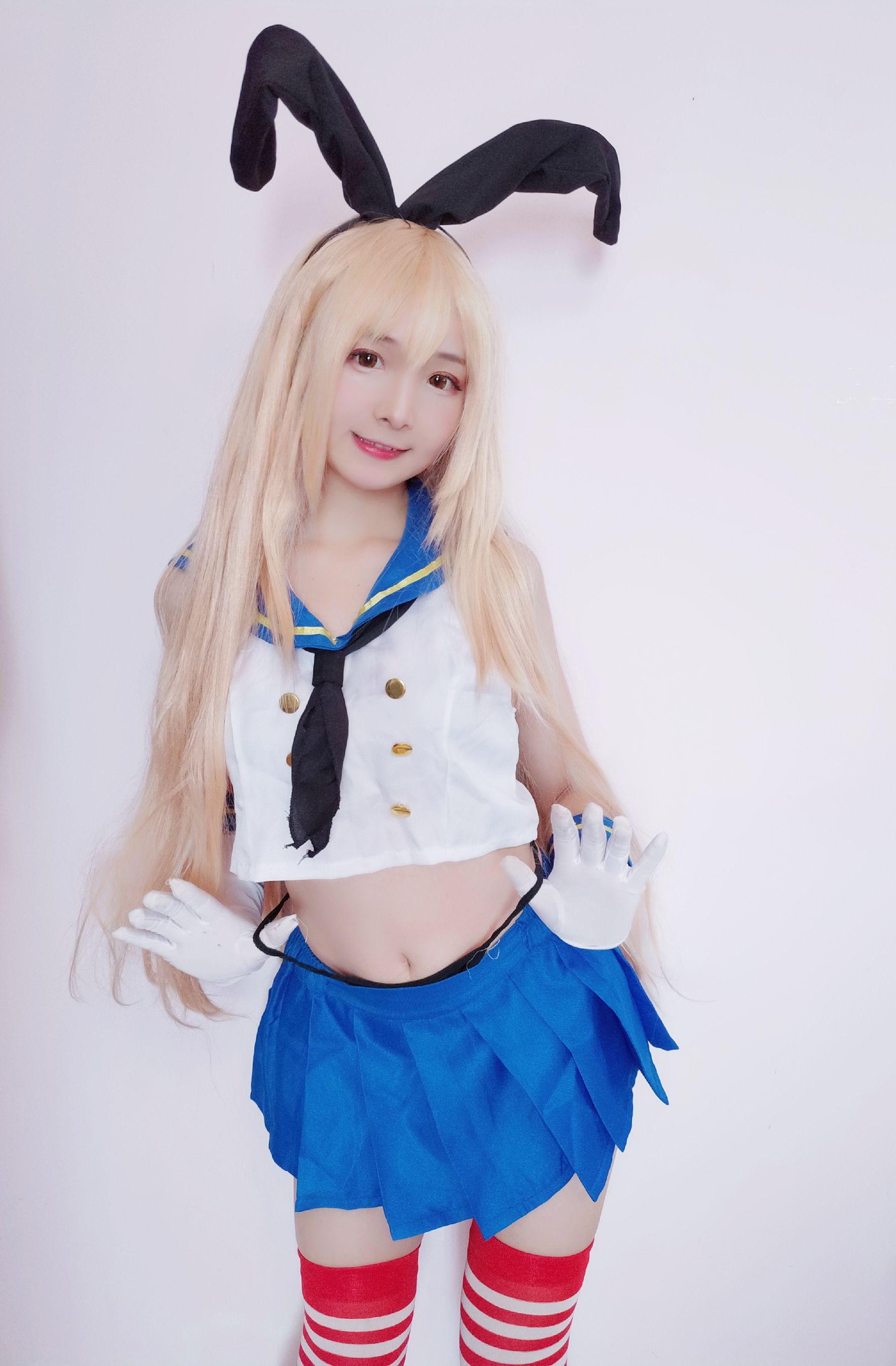 二次元美女古川kagura 岛风 Cosplay-第28张
