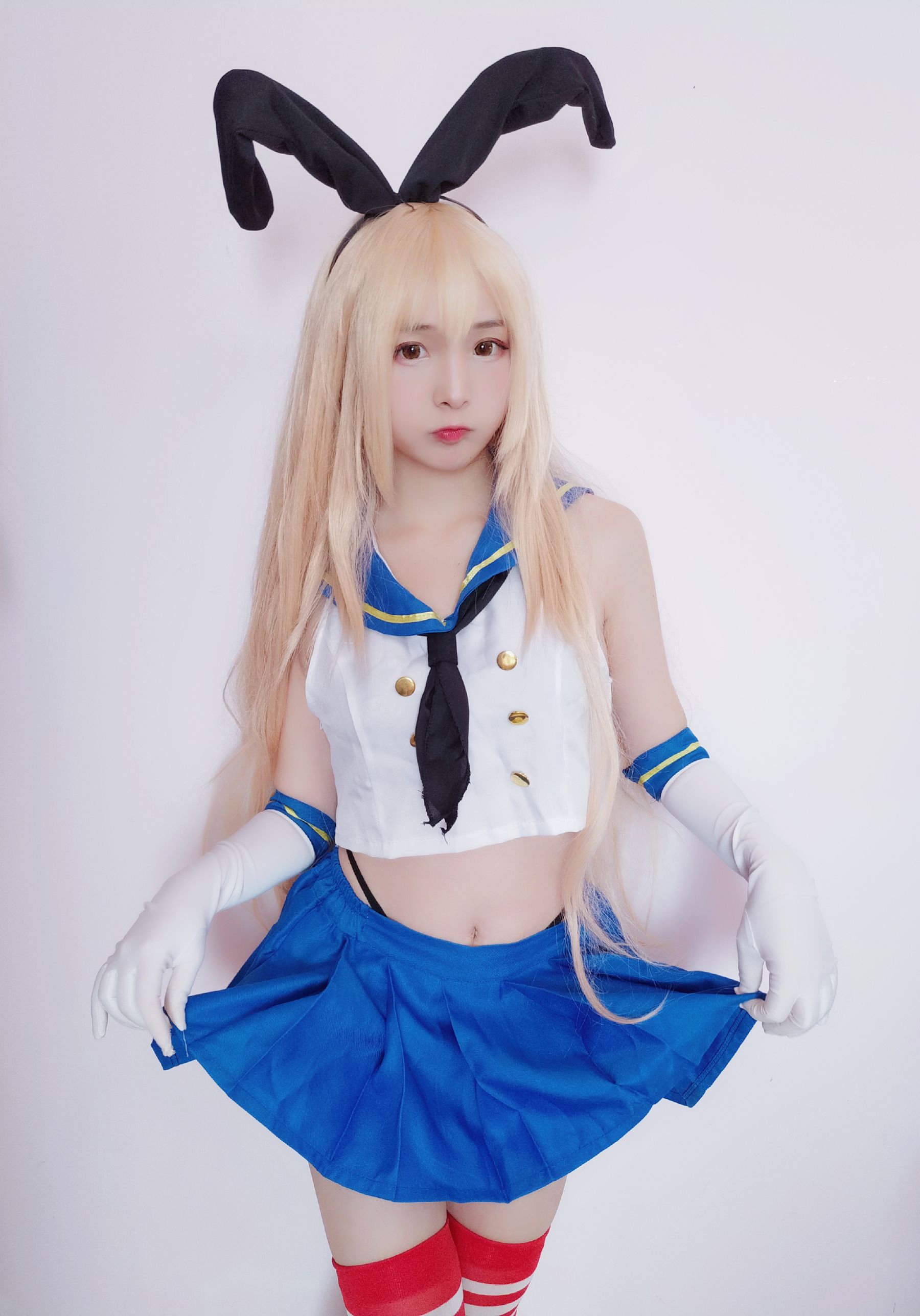二次元美女古川kagura 岛风 Cosplay-第29张