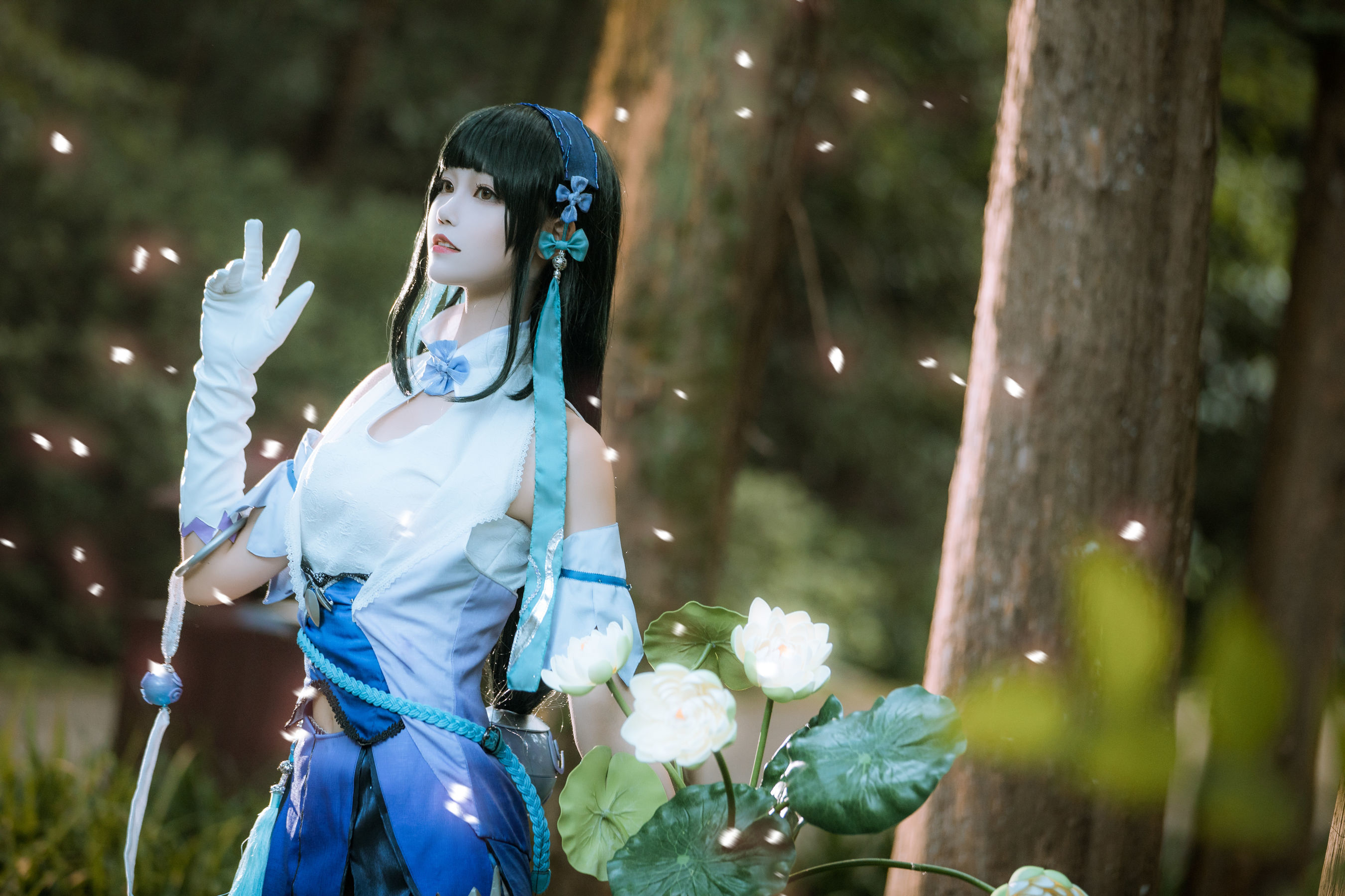 人气coser戚顾儿MIKI 王者荣耀 西施 Cosplay-第3张