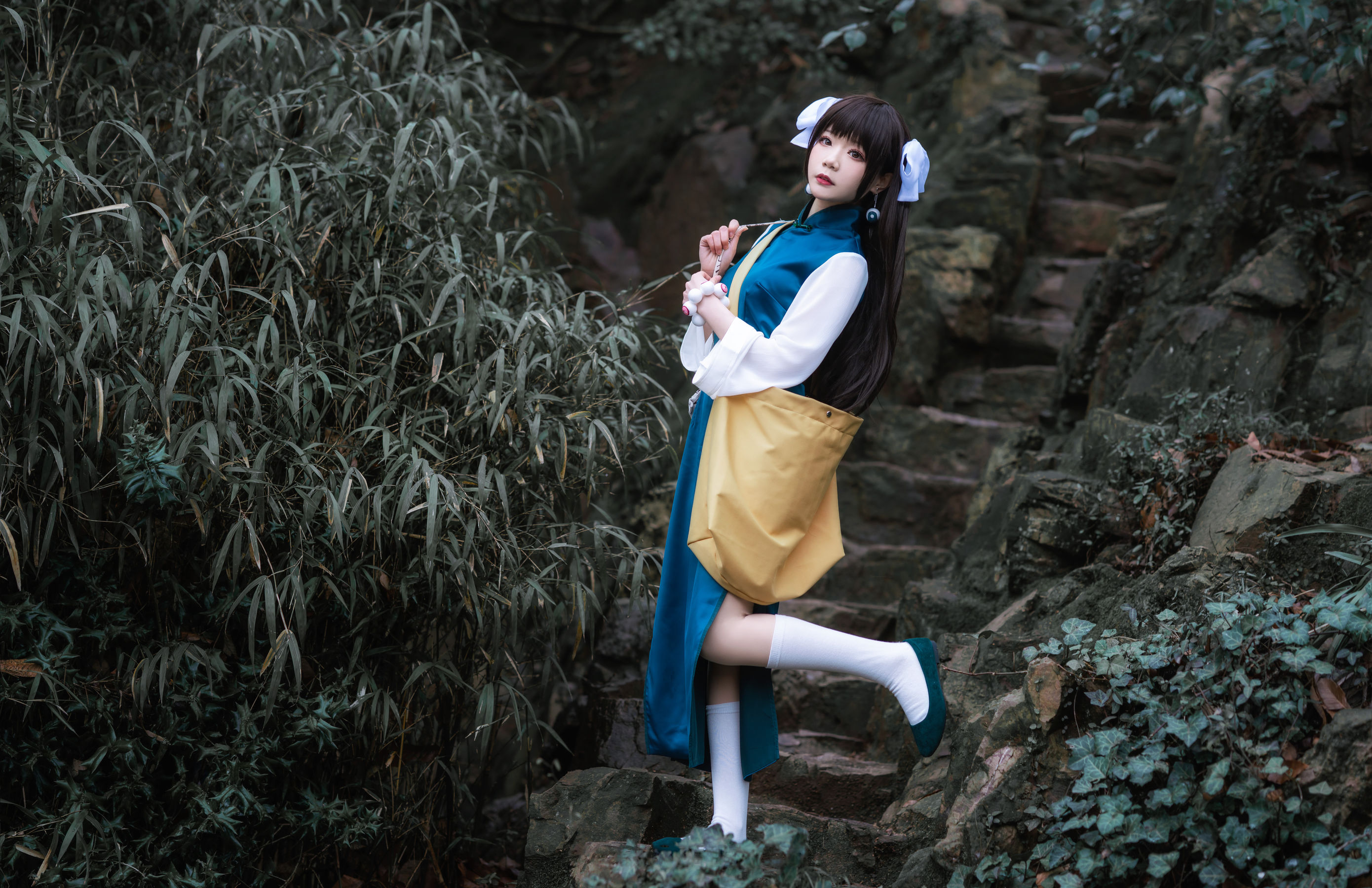 动漫博主王胖胖u – 小道友旗袍 Cosplay-第6张