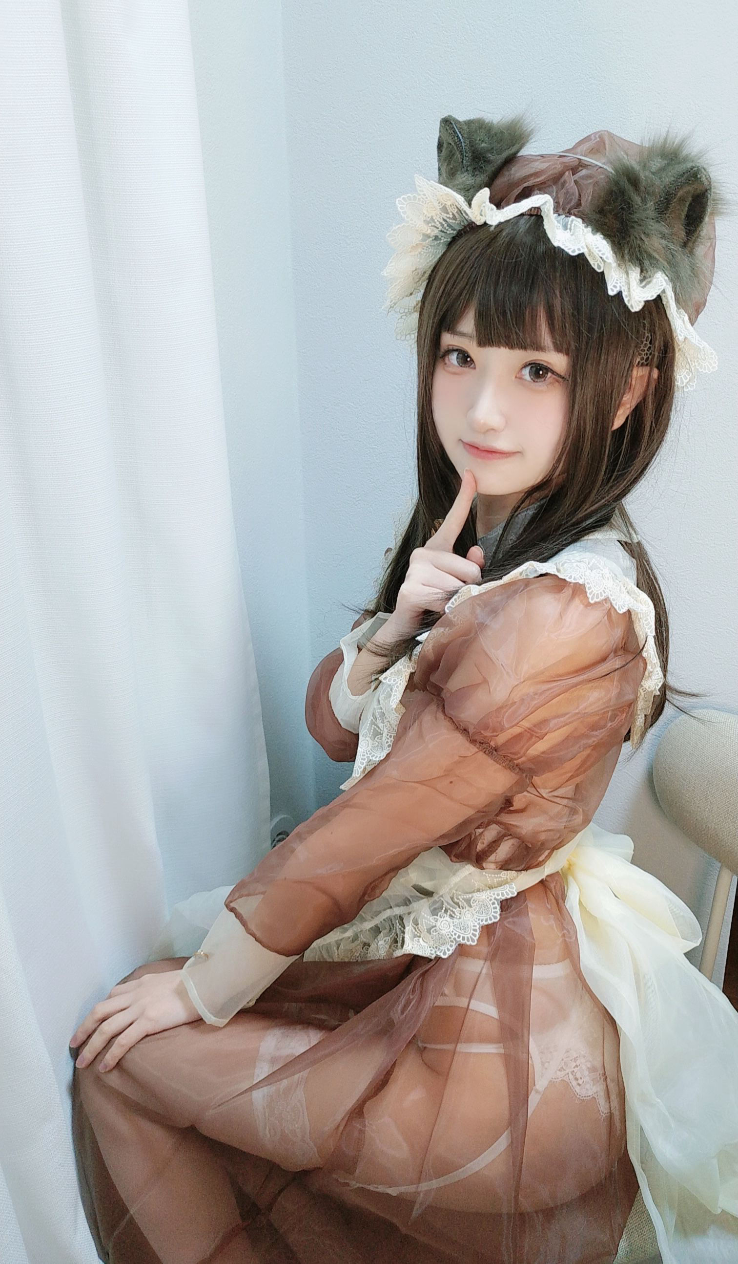 千阳(ちよ) – 女仆 Cosplay-第17张