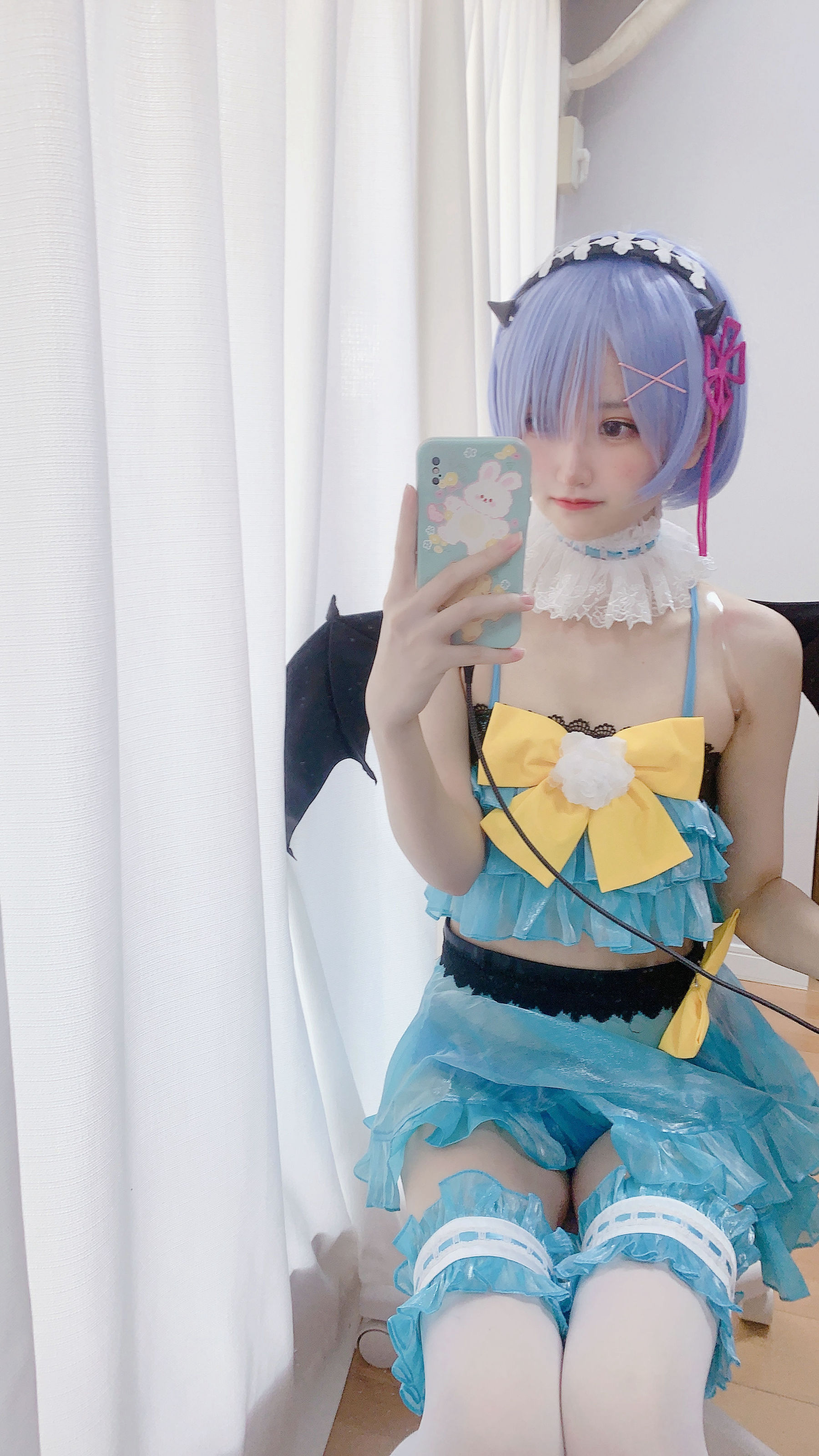 千阳(ちよ) – 雷姆小恶魔cos Cosplay-第1张