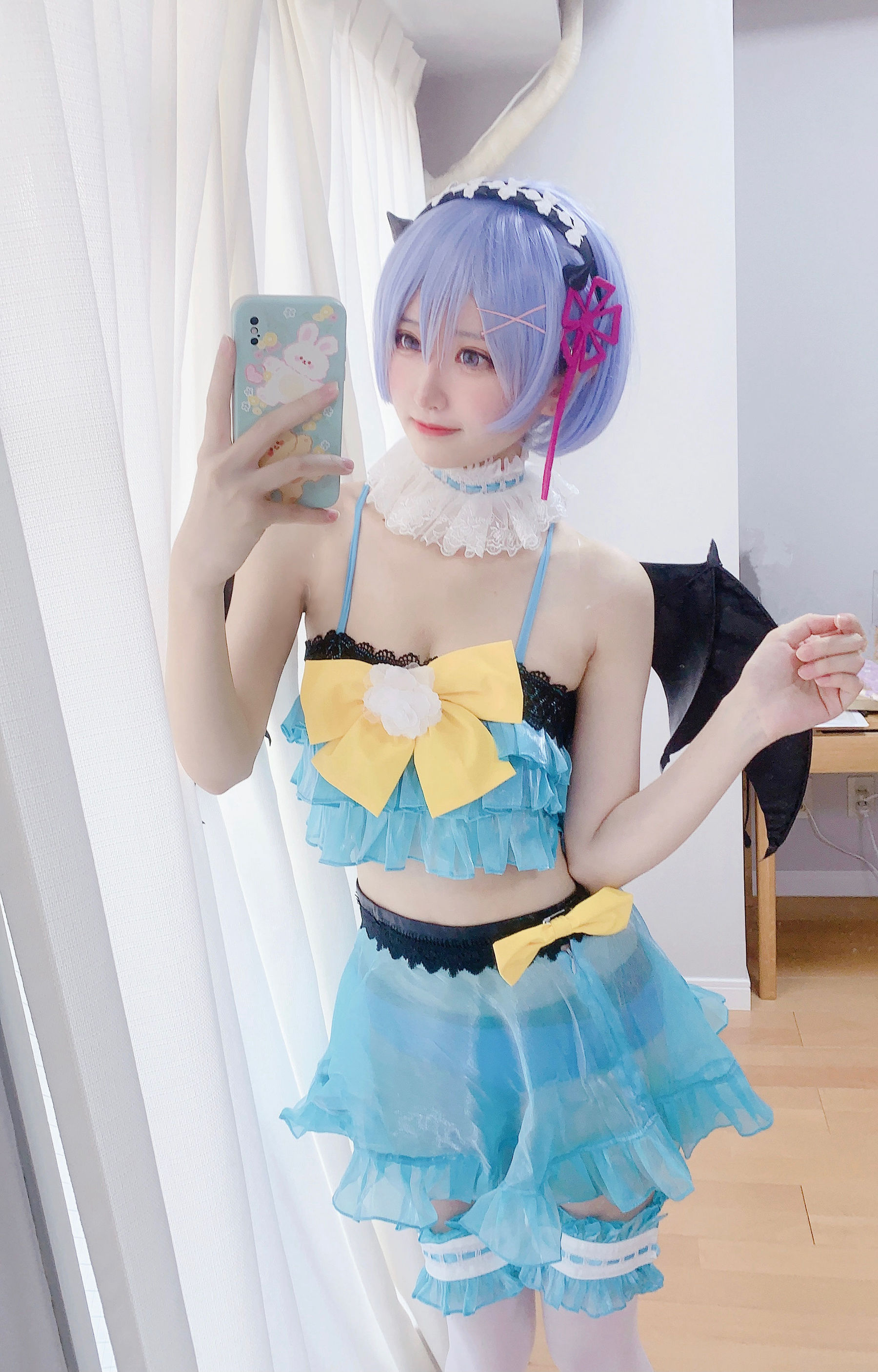 千阳(ちよ) – 雷姆小恶魔cos Cosplay-第4张