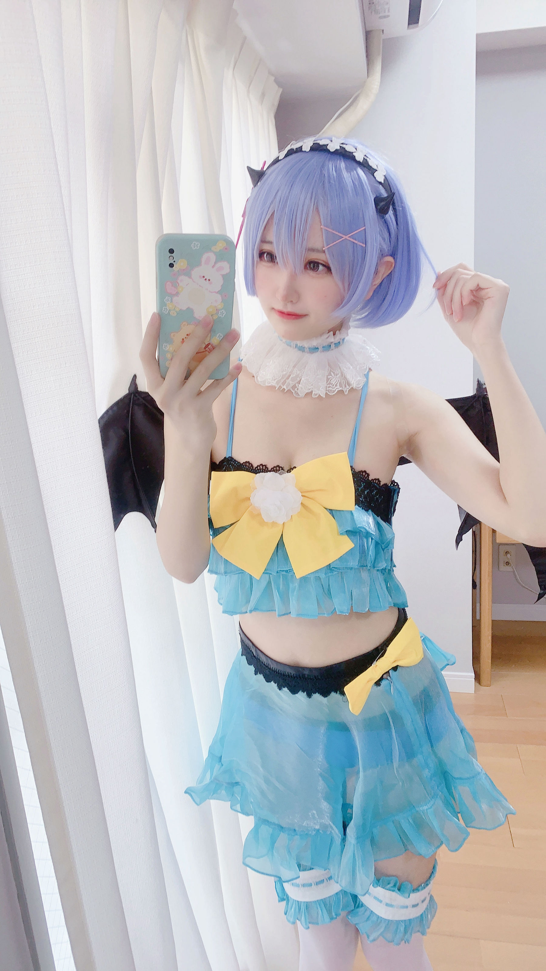 千阳(ちよ) – 雷姆小恶魔cos Cosplay-第6张