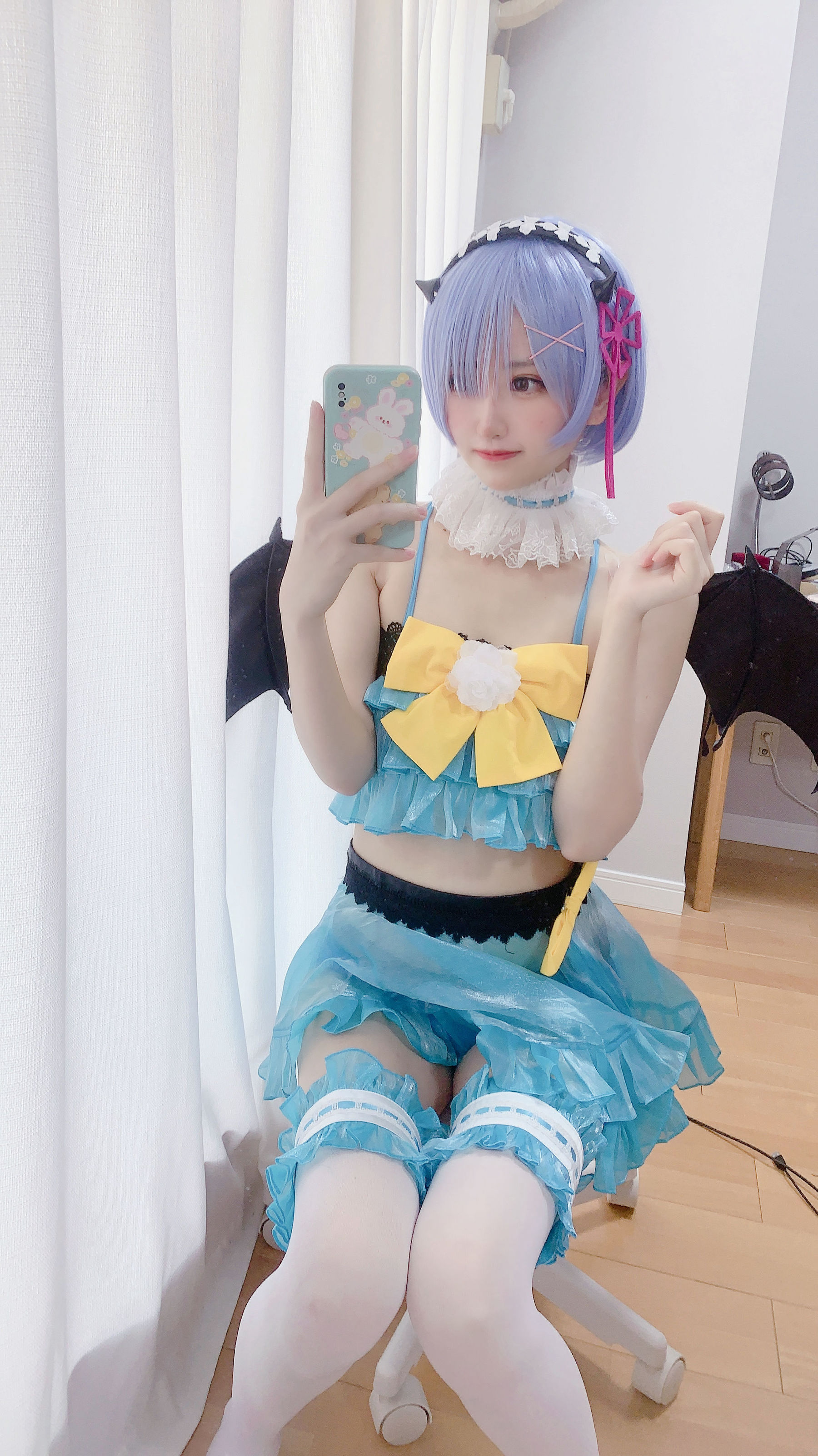 千阳(ちよ) – 雷姆小恶魔cos Cosplay-第10张